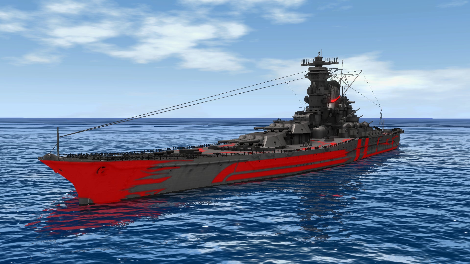 戦艦「大和(島津豊久)」ゲーム内スクリーンショット