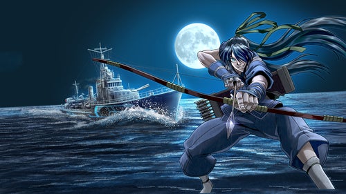 駆逐島風(那須与一)イメージイラスト