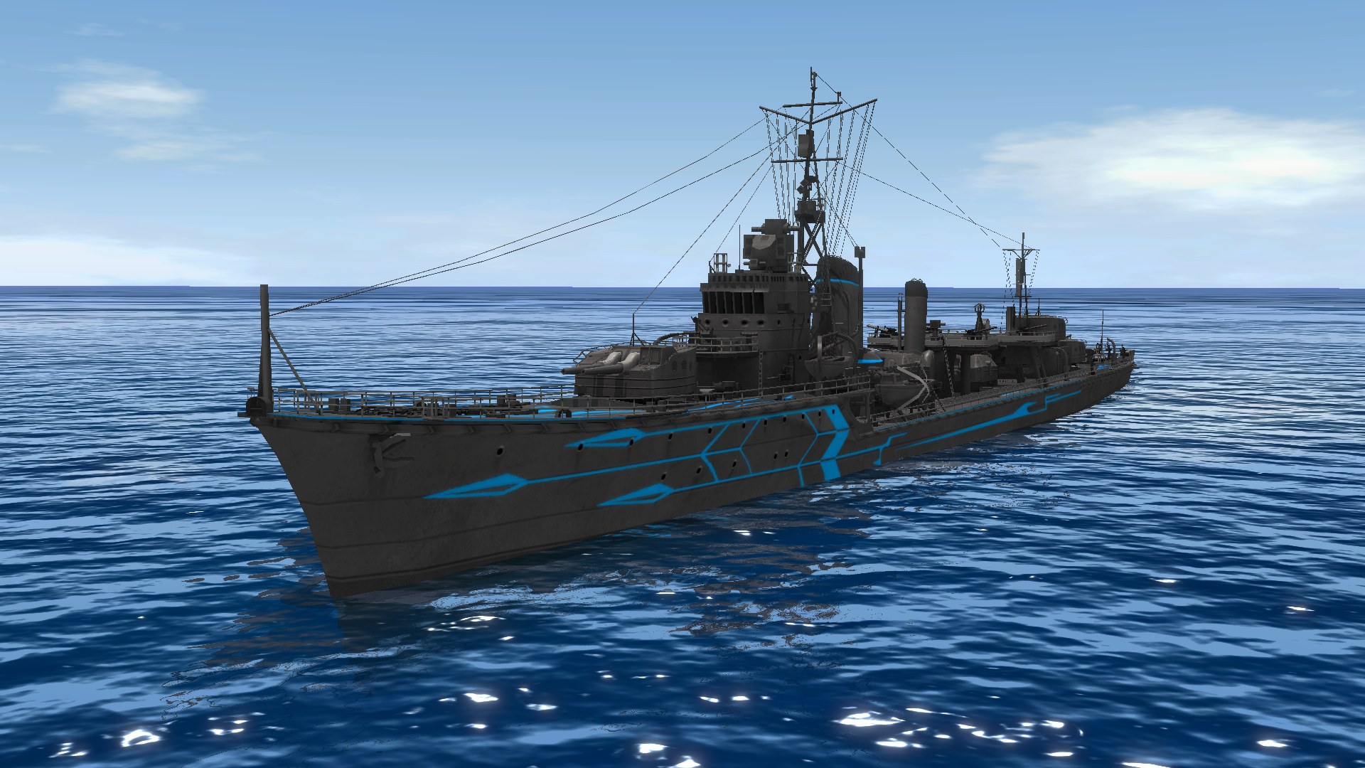 駆逐島風(那須与一)