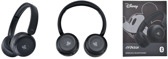 Victor Disney ワイヤレスステレオヘッドセット ディズニーストアと「Victor」の共同企画、ディズニーキャラクターの