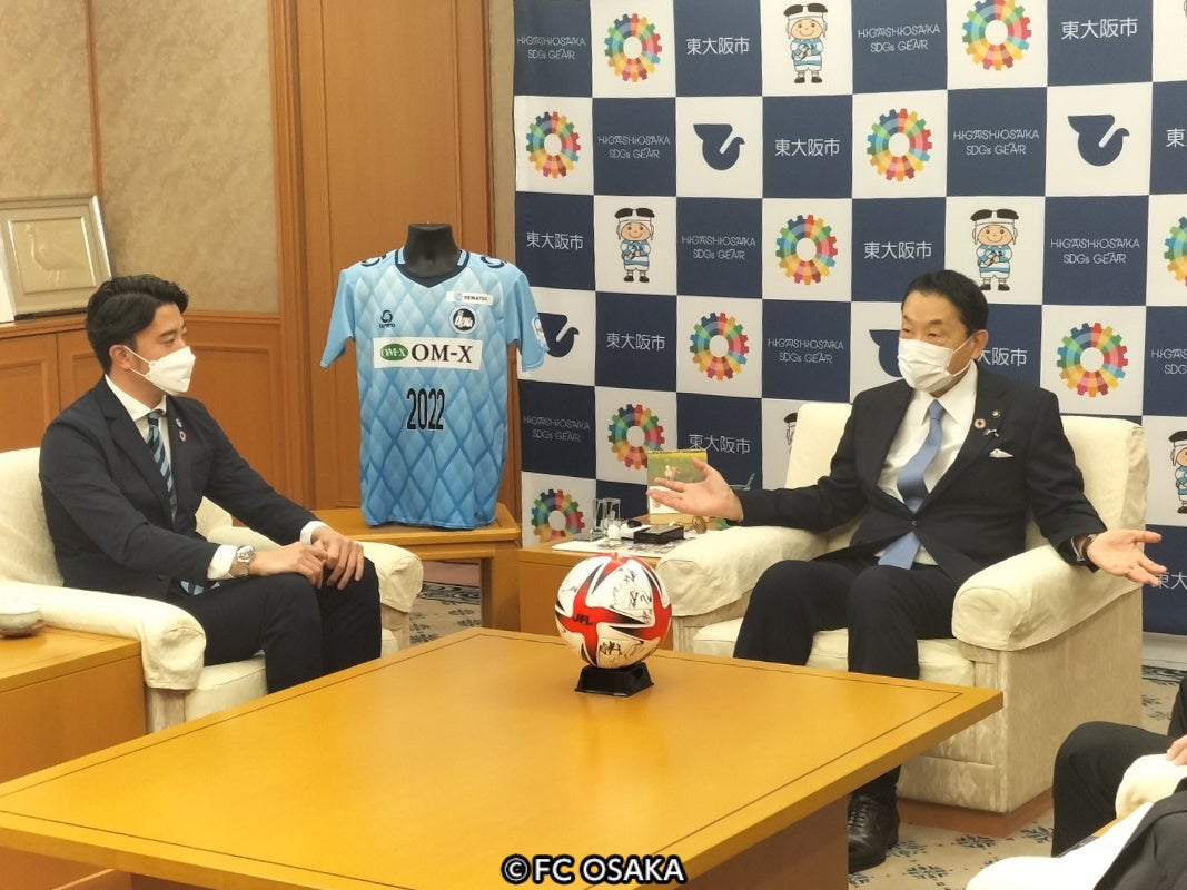 表敬訪問の様子