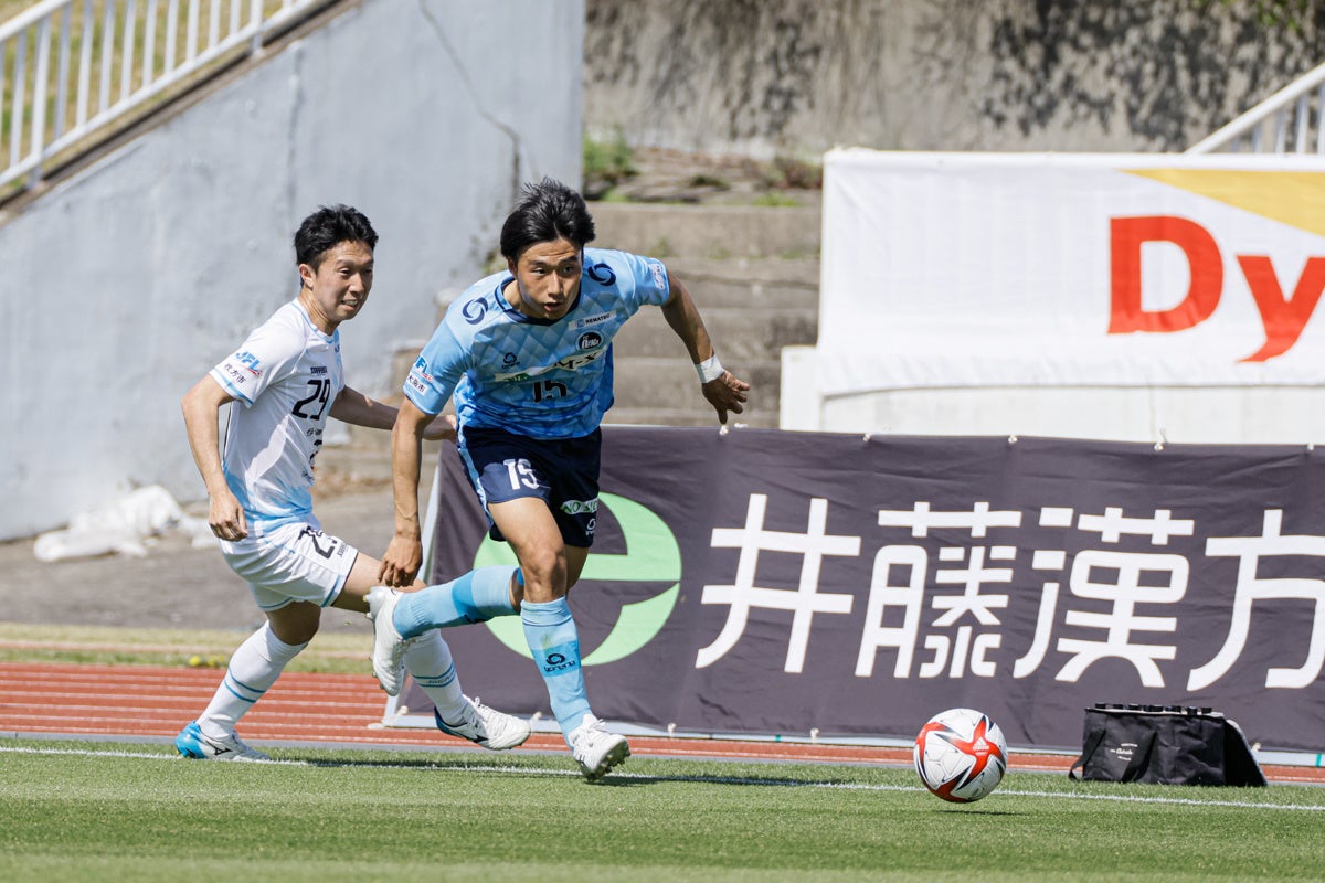 加入後初スタメンとなった試合で2試合連続となる得点をあげたFW今村（Photo：宮西 範直）