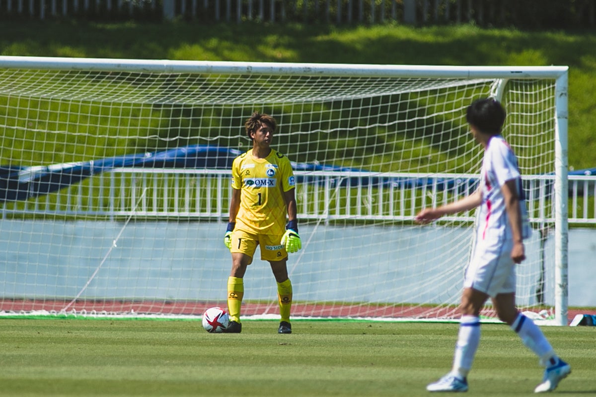 度重なるファインセーブで無失点に抑えたGK永井建