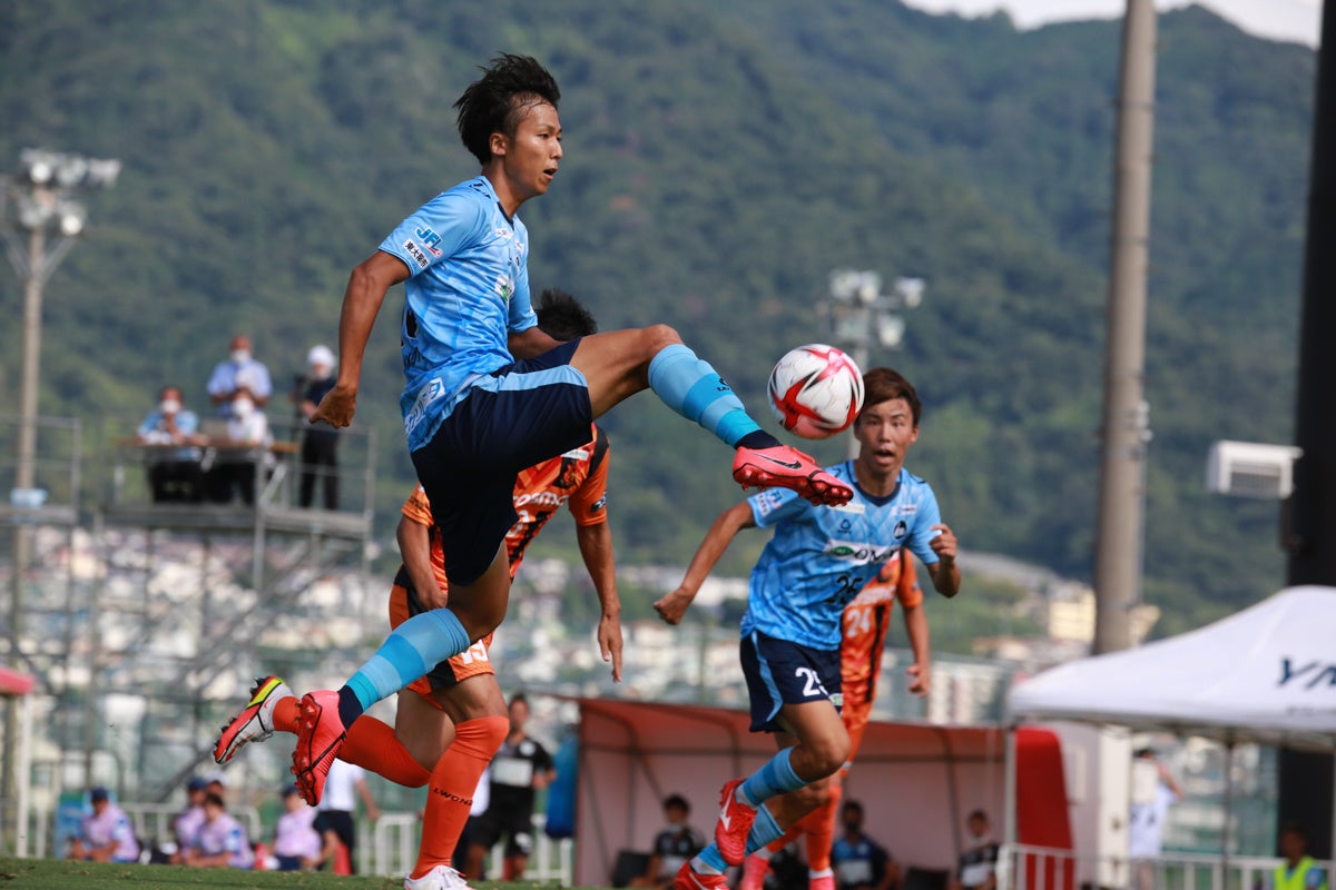 加入後初出場となり、チャンスを作り出したFW福元