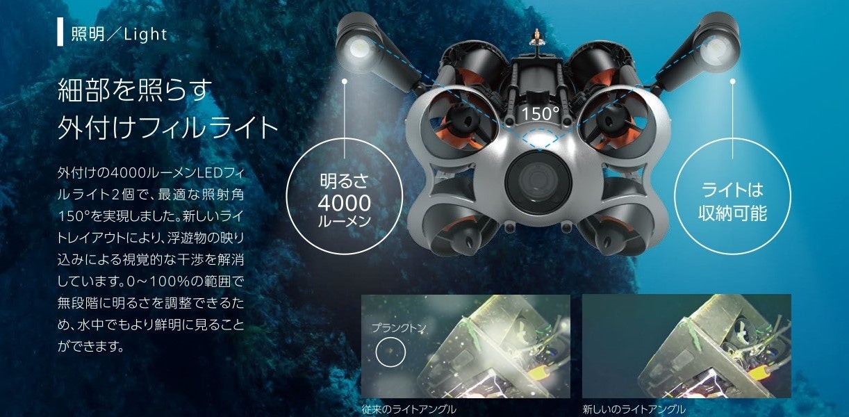予約受付スタート】待望の水中ドローン最新機種『CHASING M2 PRO