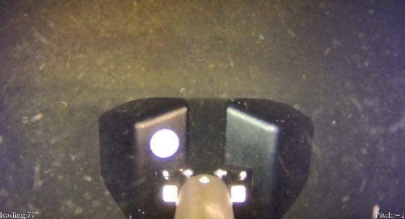 アームによる堆積物の採取