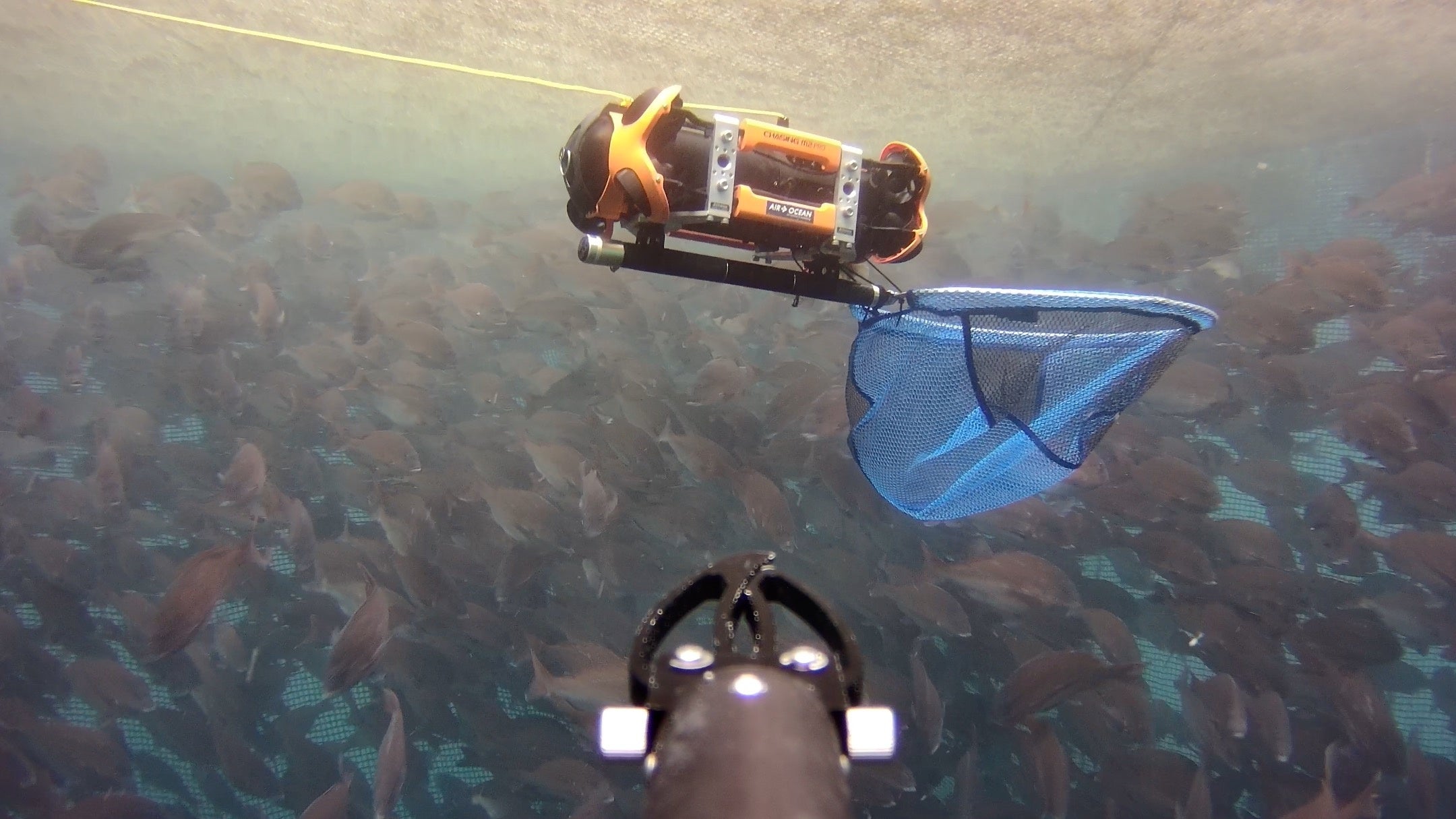 玉網を装着し斃死魚の回収も可能なCHASING M2 PRO