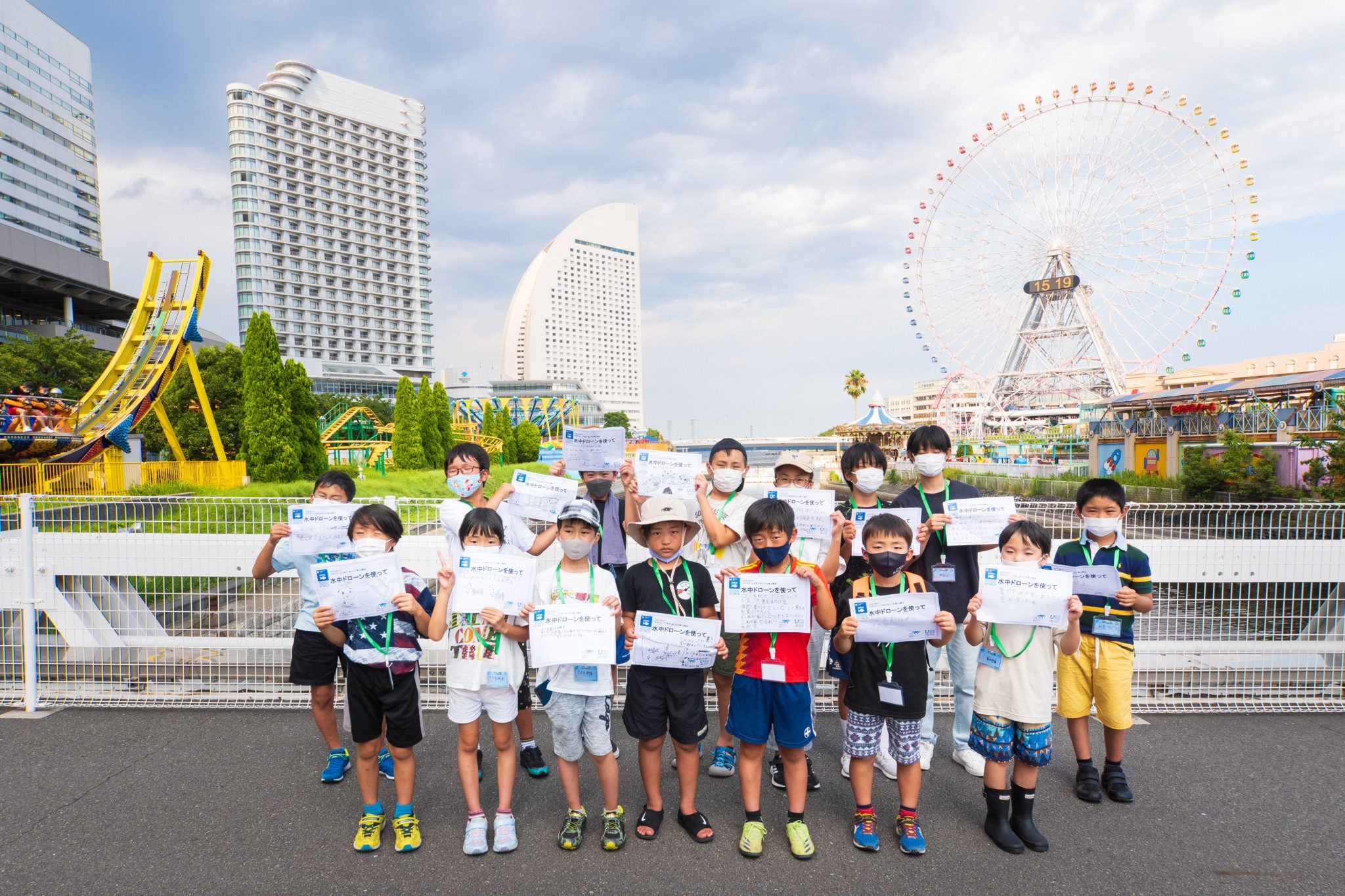 水中ドローンで知る「私たちの海」2022の様子(横浜開催)