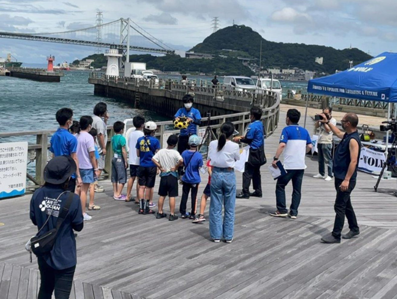 水中ドローンで知る「私たちの海」2022の様子(下関開催)