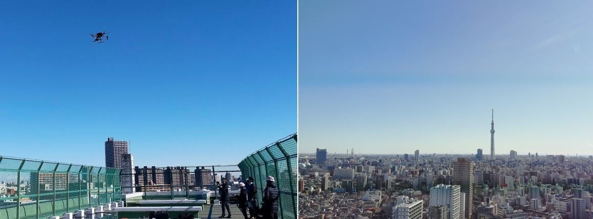 荒川区防災課と合同で行った防災訓練