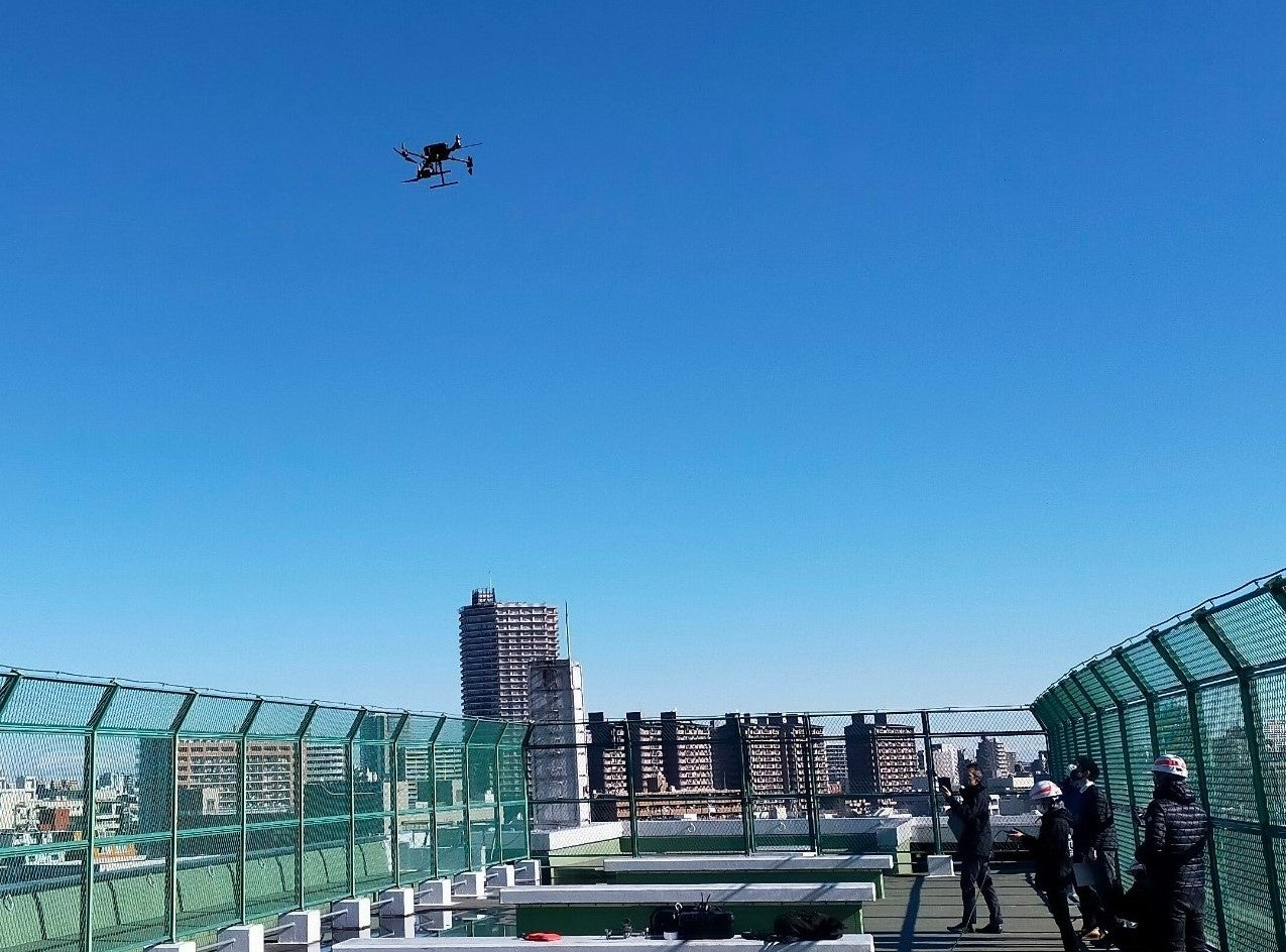 荒川区防災課と合同で行った防災訓練