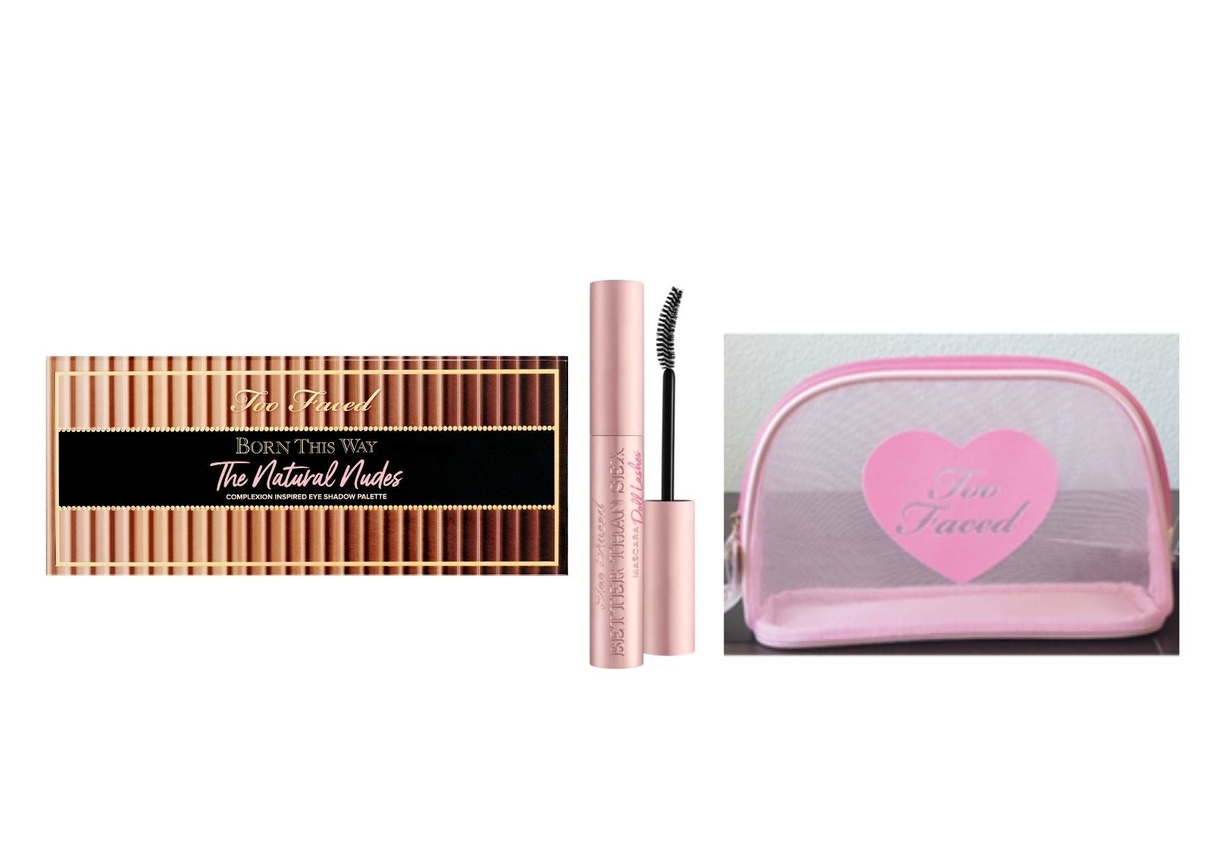 Too Faced リップ、アイシャドウ、マスカラセット クリスタルホイップス ロングウェアリング シマ—リング アイ