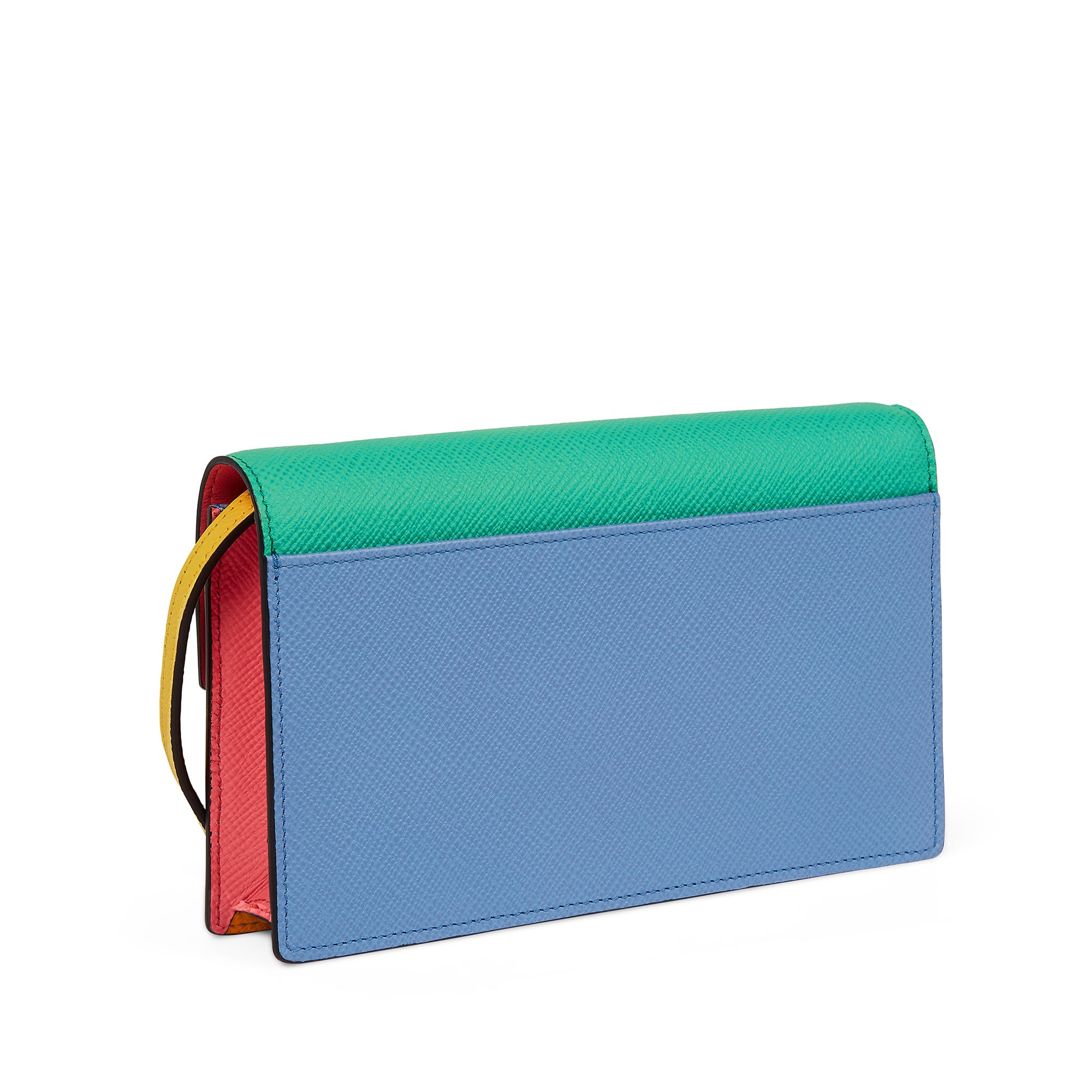 PanamaレザーEnvelopeカラーブロック クロスボディ　¥89.000（税込)