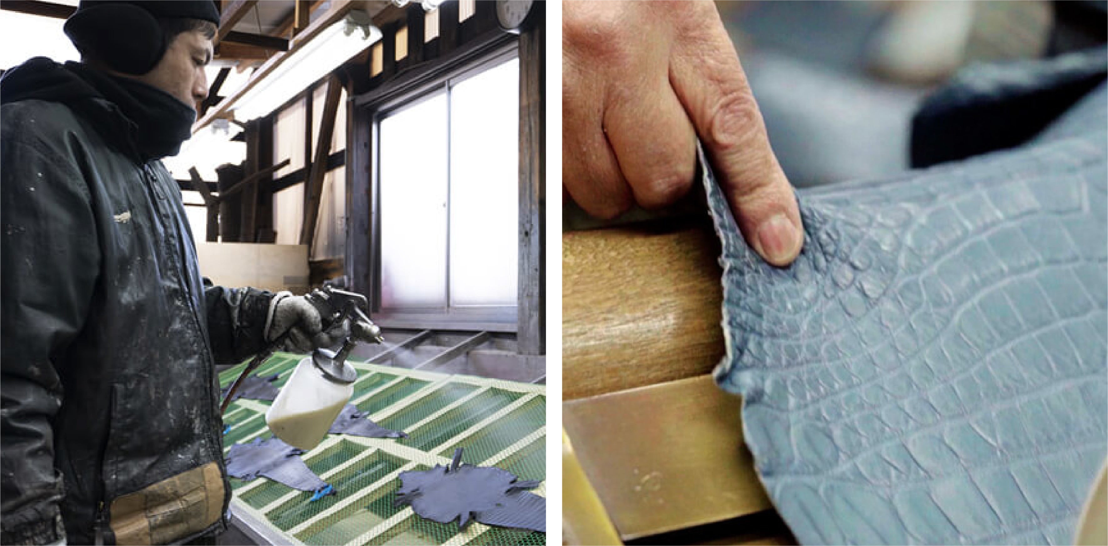 東京都墨田区で創業の爬虫類皮革専門のタンナー。藤豊クロコダイル