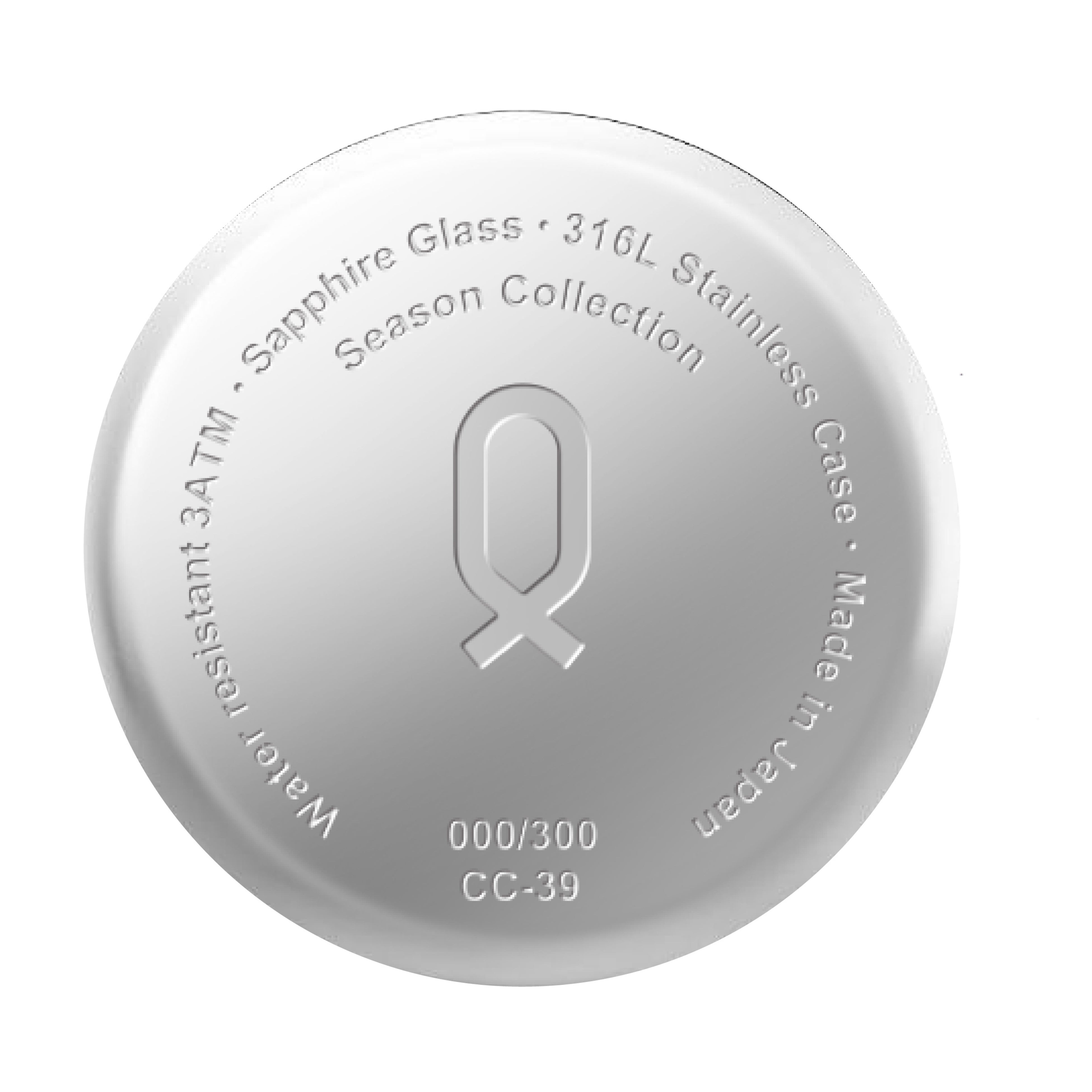 シリアルナンバー入りケースバック