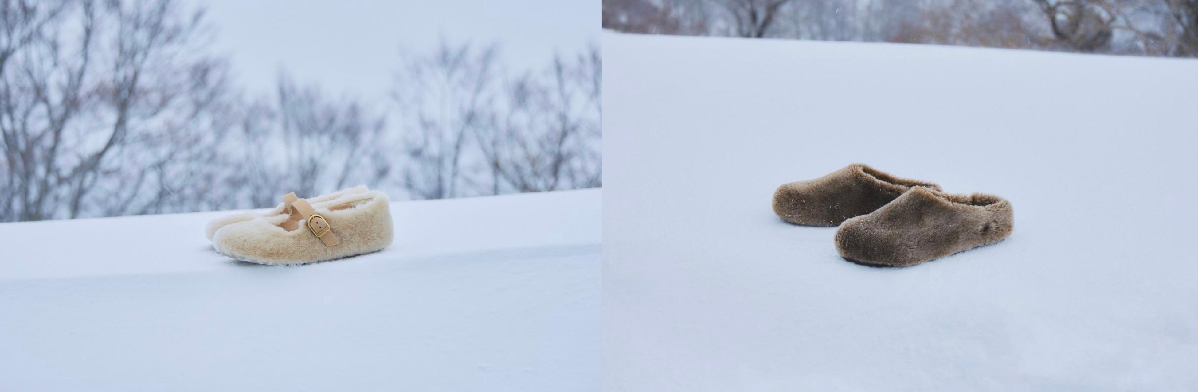 シアリングで冬支度を。BIRKENSTOCK の二つの人気モデルより、シアリングの新作が登場