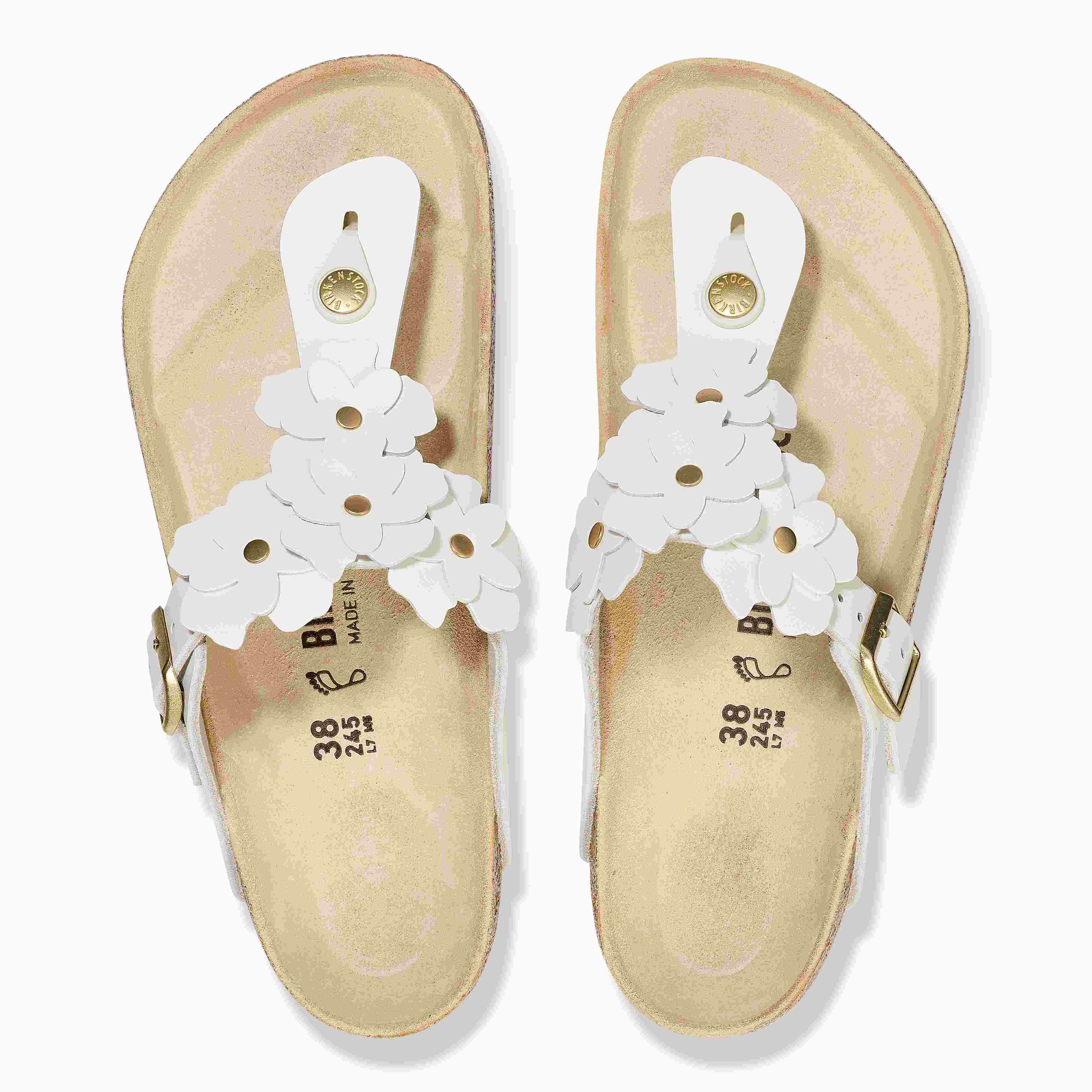 Birkenstock サンダル ウジ シューズ 靴 フラワー 花 トング BIRKENSTOCKより足元に花のモチーフを添えるGIZEH FLOWERが登場
