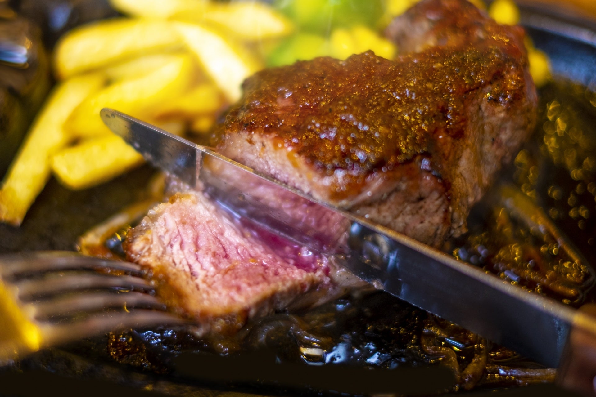 看板メニューのジャングルステーキ