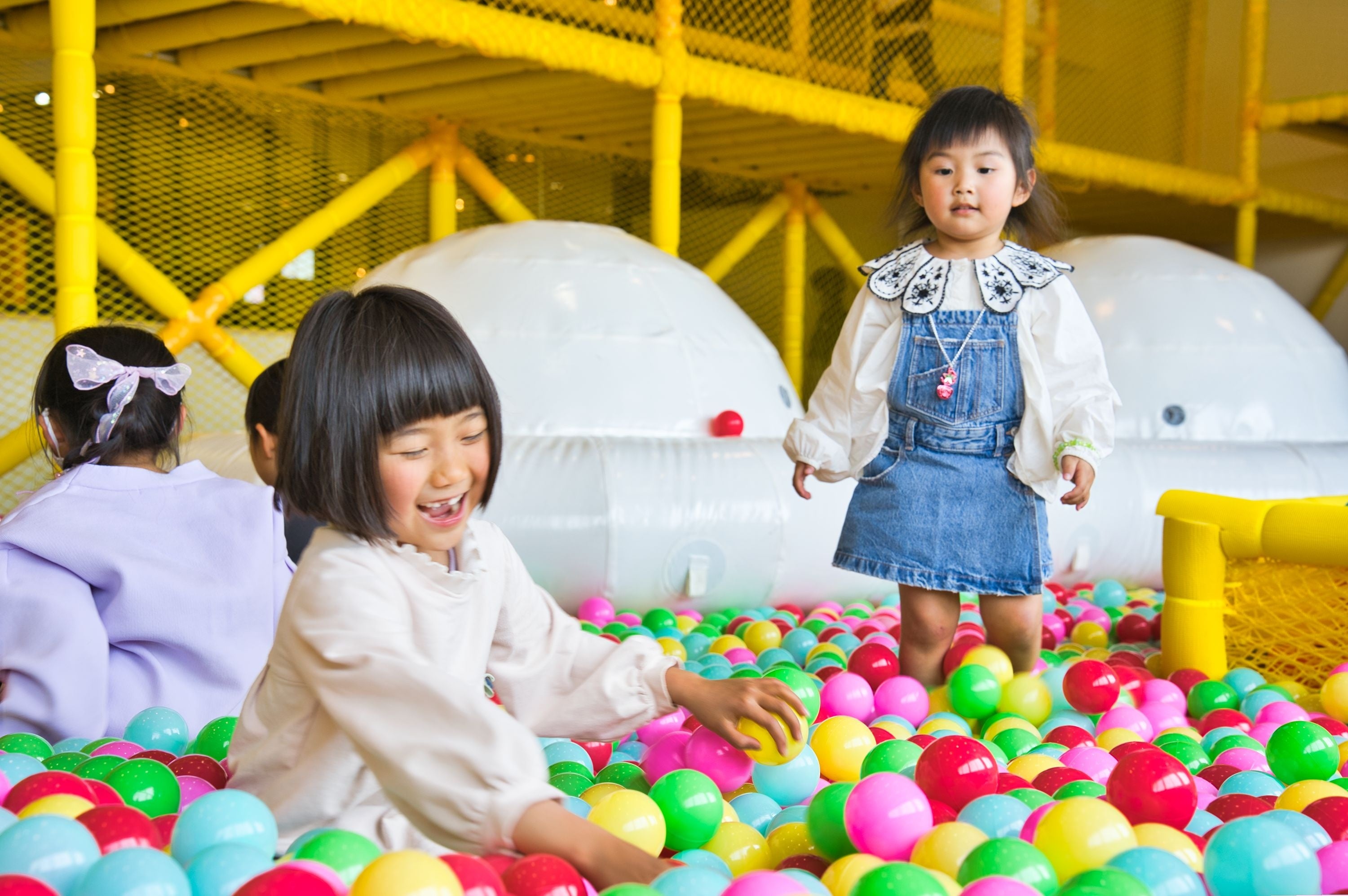 食事そっちのけ？大型キッズパーク