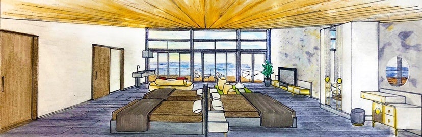 客室はトルコ家具を取り入れたラグジュアリーな雰囲気を味わえます。