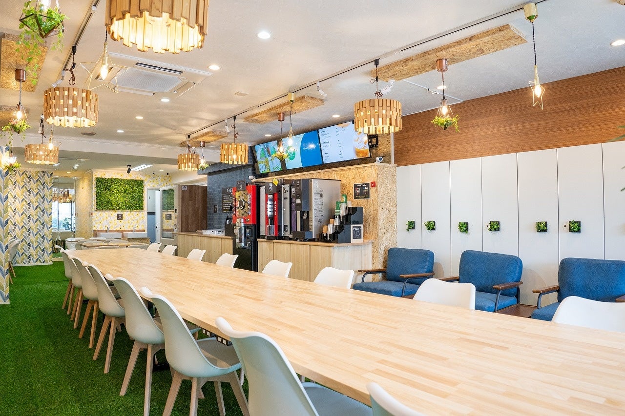 席数45席の広々空間