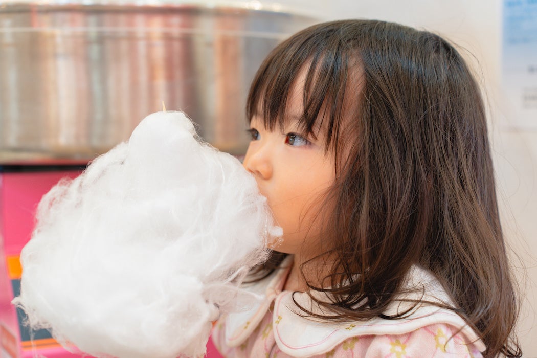 キッズ大好きコットンキャンディマシーンも設置。