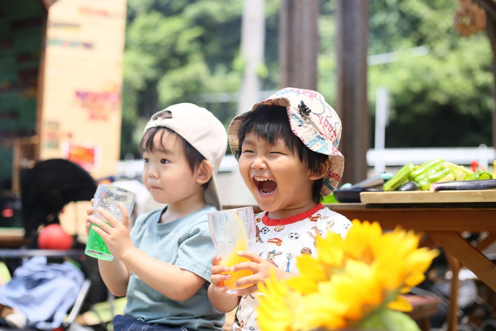 大人も子供もソフトドリンク飲み放題付き!