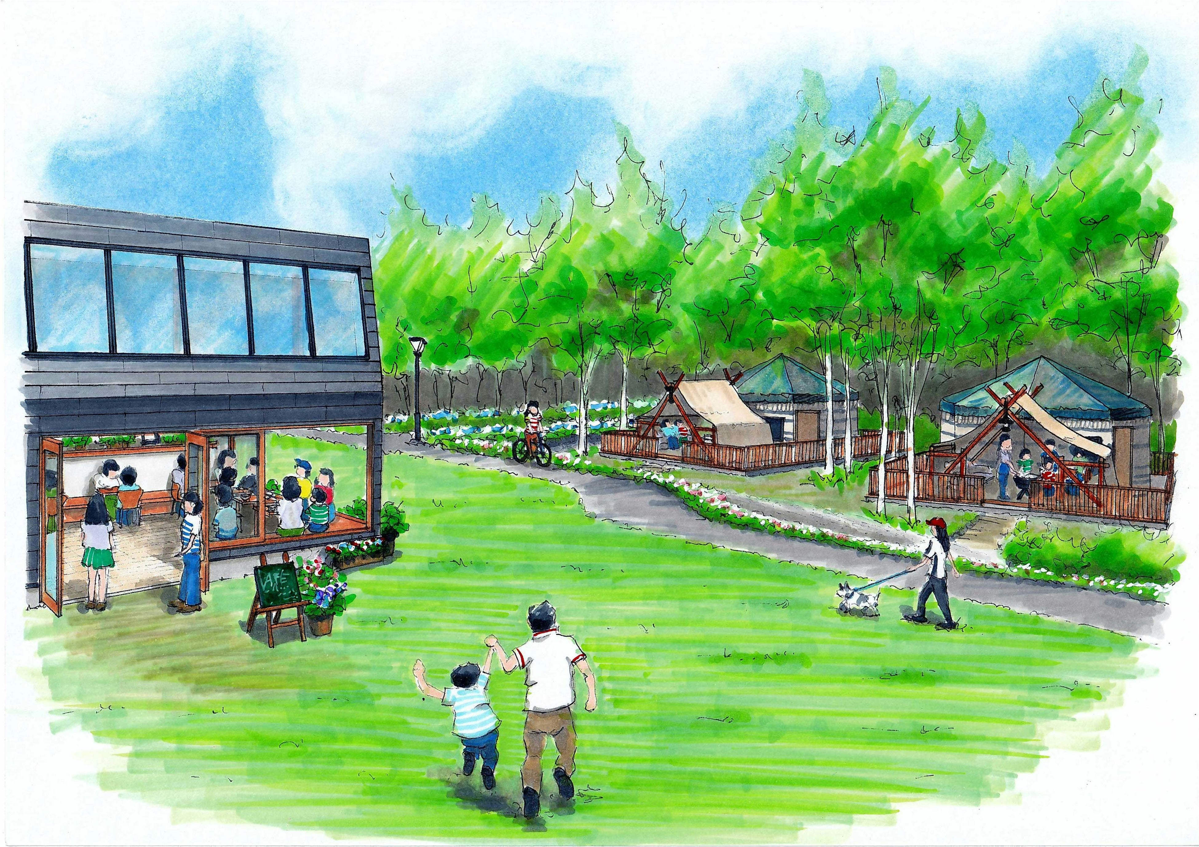 完成イメージパース