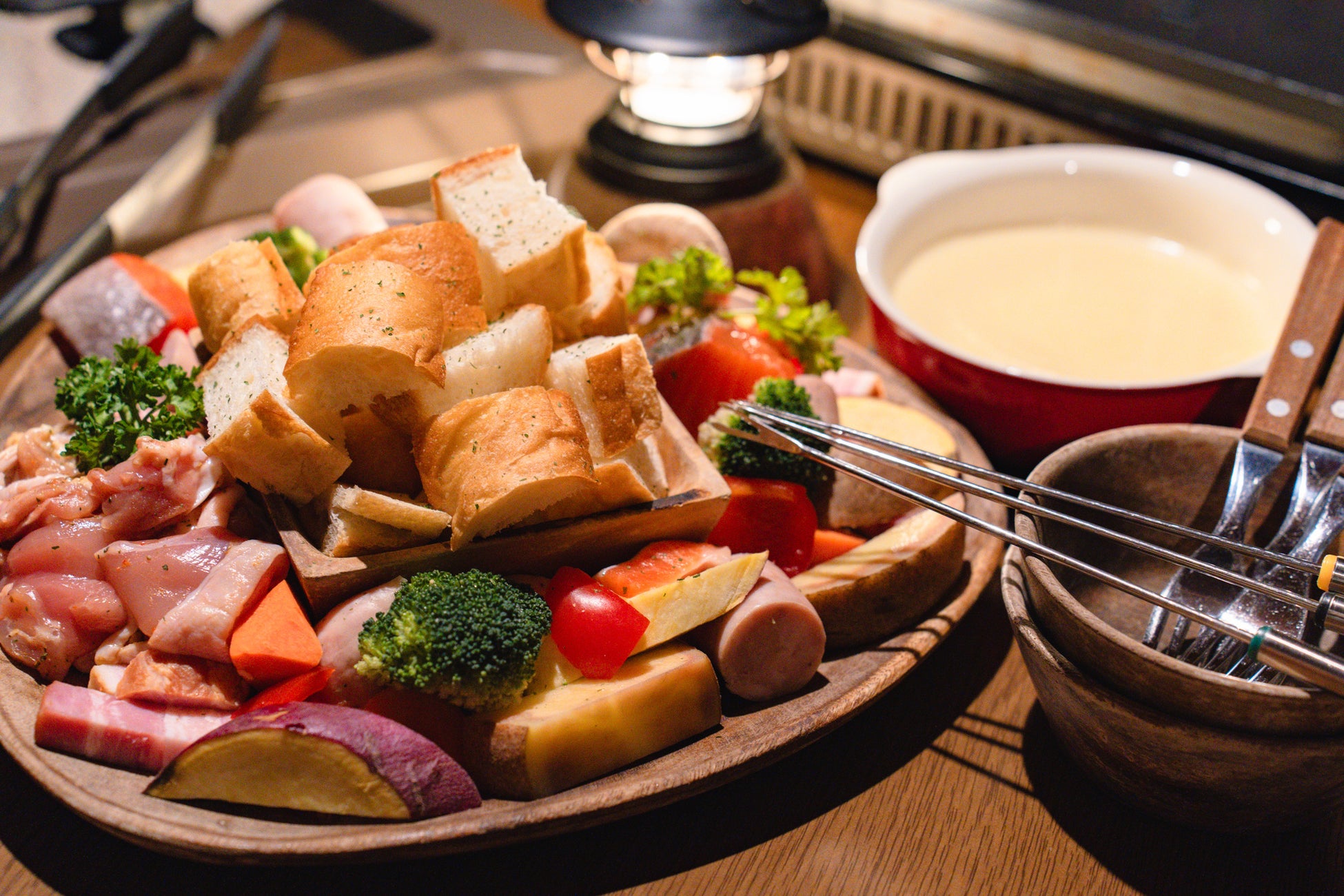 チーズフォンデュプランあり