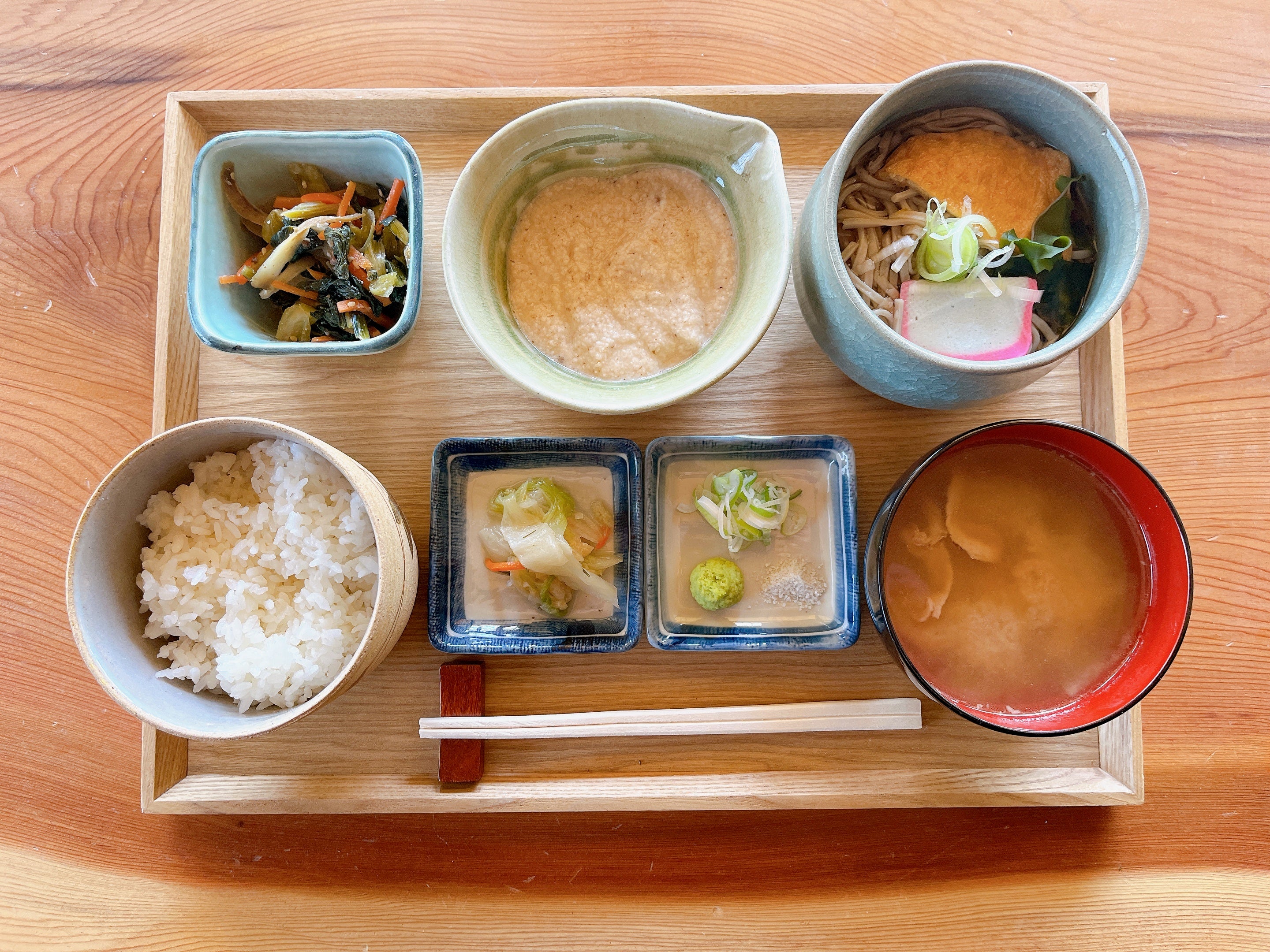 自然薯そばご膳　￥1380-