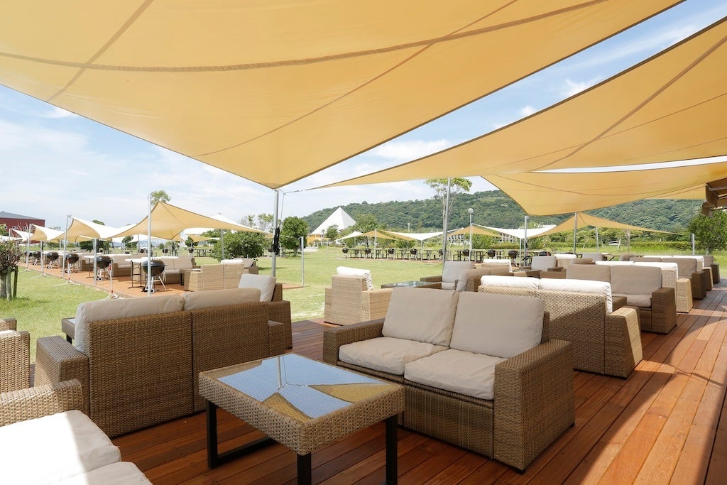 ガーデンソファも利用可能♪