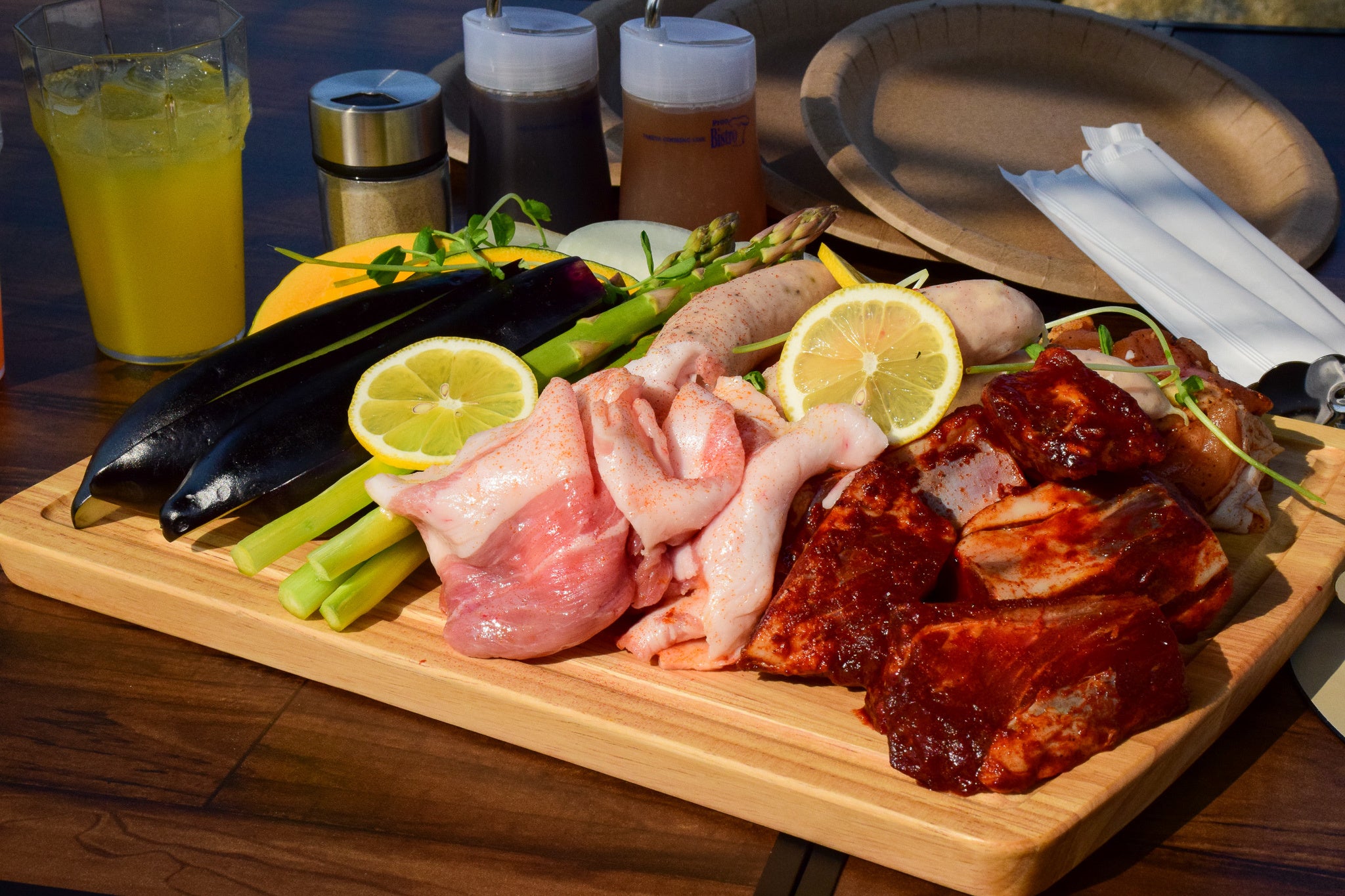 バーベキュー 知多の恵みセット ６人前 選べるオプションメニュー付き 海鮮セット6種33品（約6-9人前）バーベキューBBQアヒージョ（カキ6粒