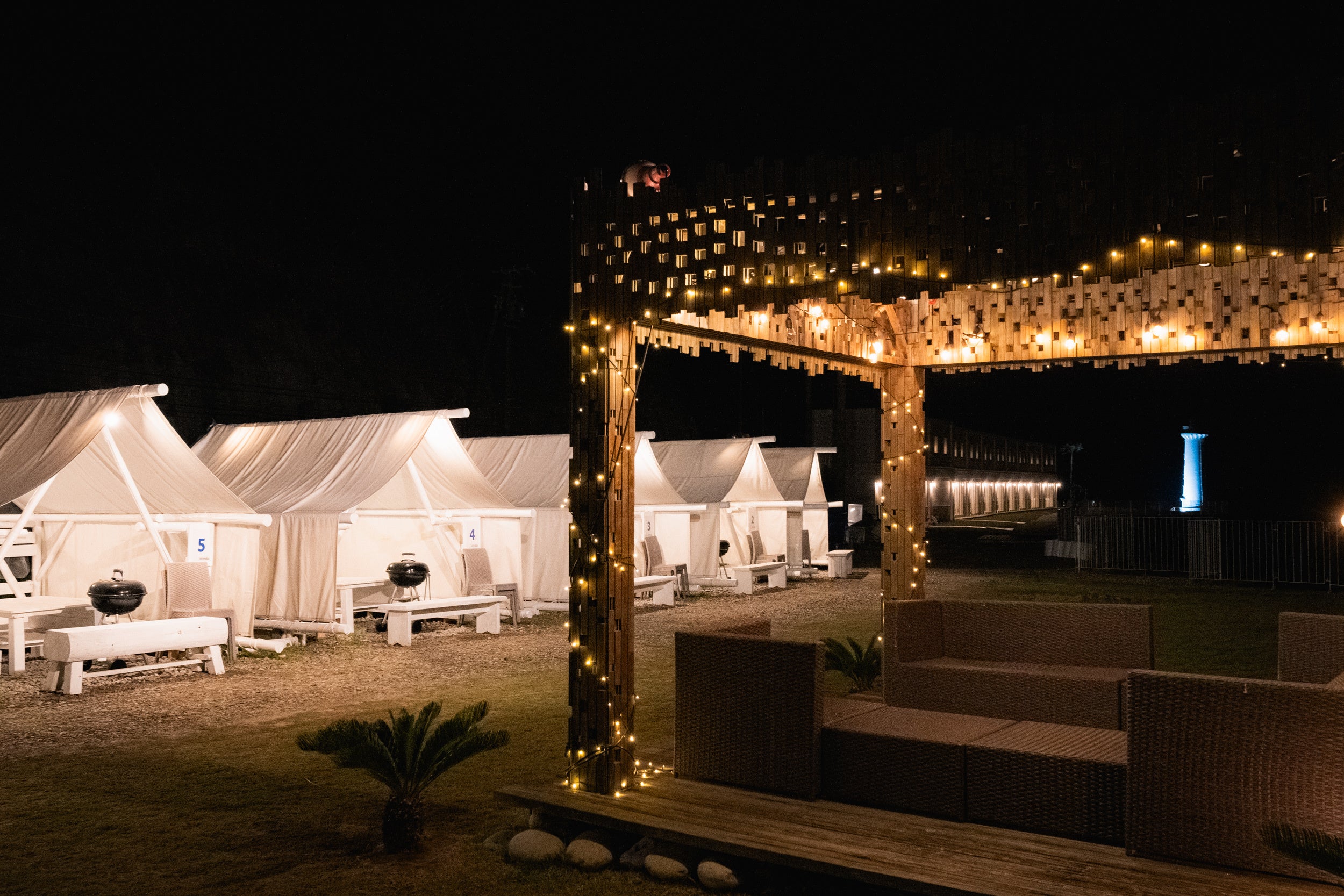 屋外BBQエリア『ナイトの部』