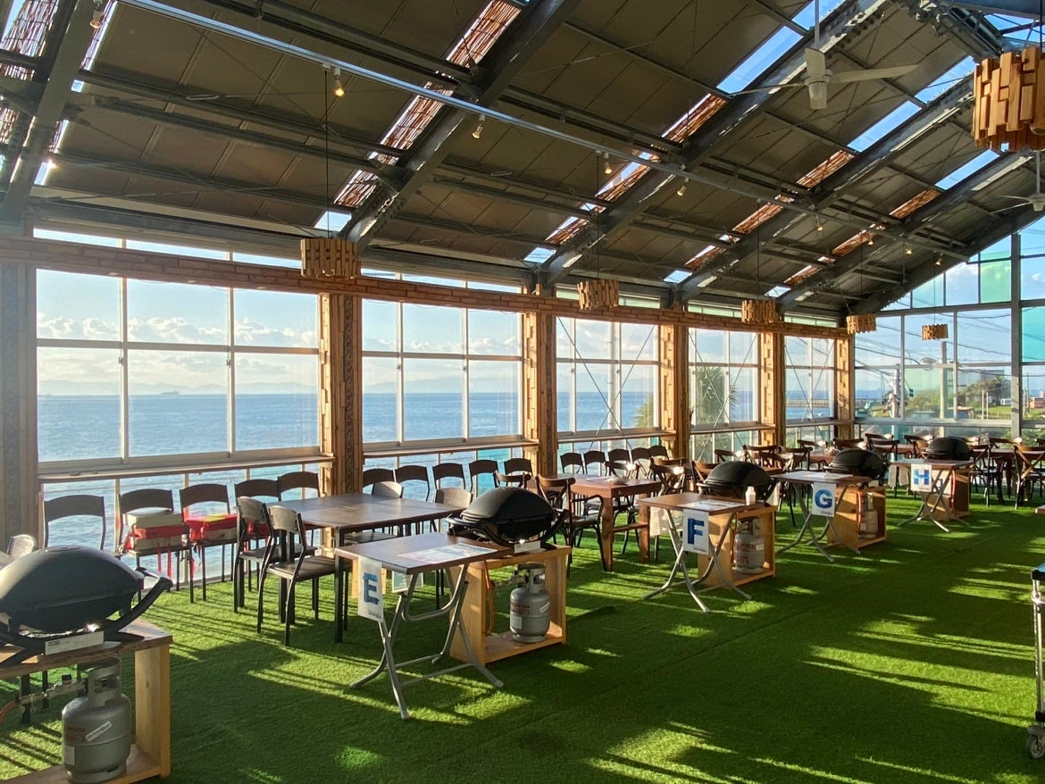 2F屋内BBQエリア