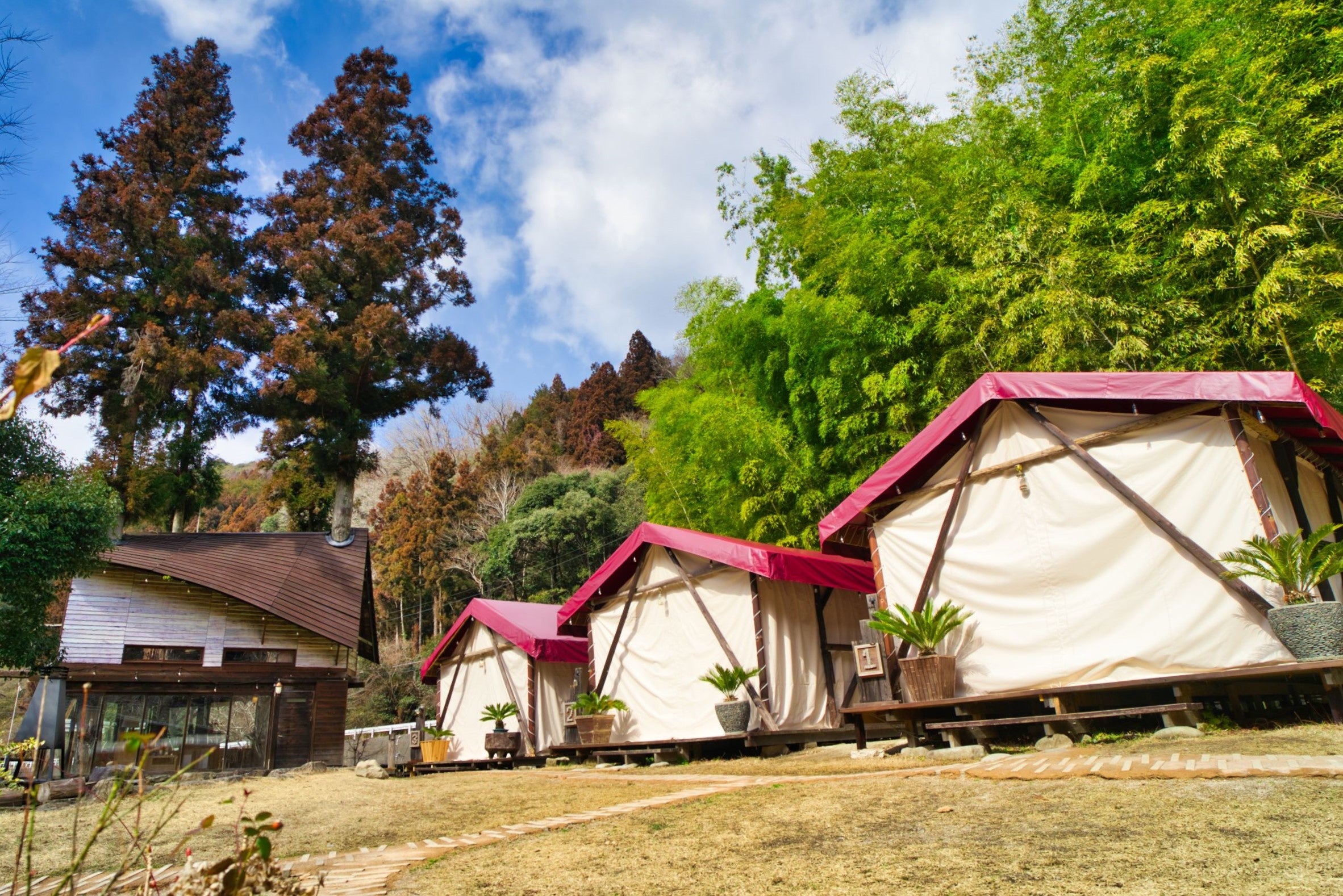 今年で創立6年目を迎えるグランピング＆BBQ施設【ウッドデザインパーク】