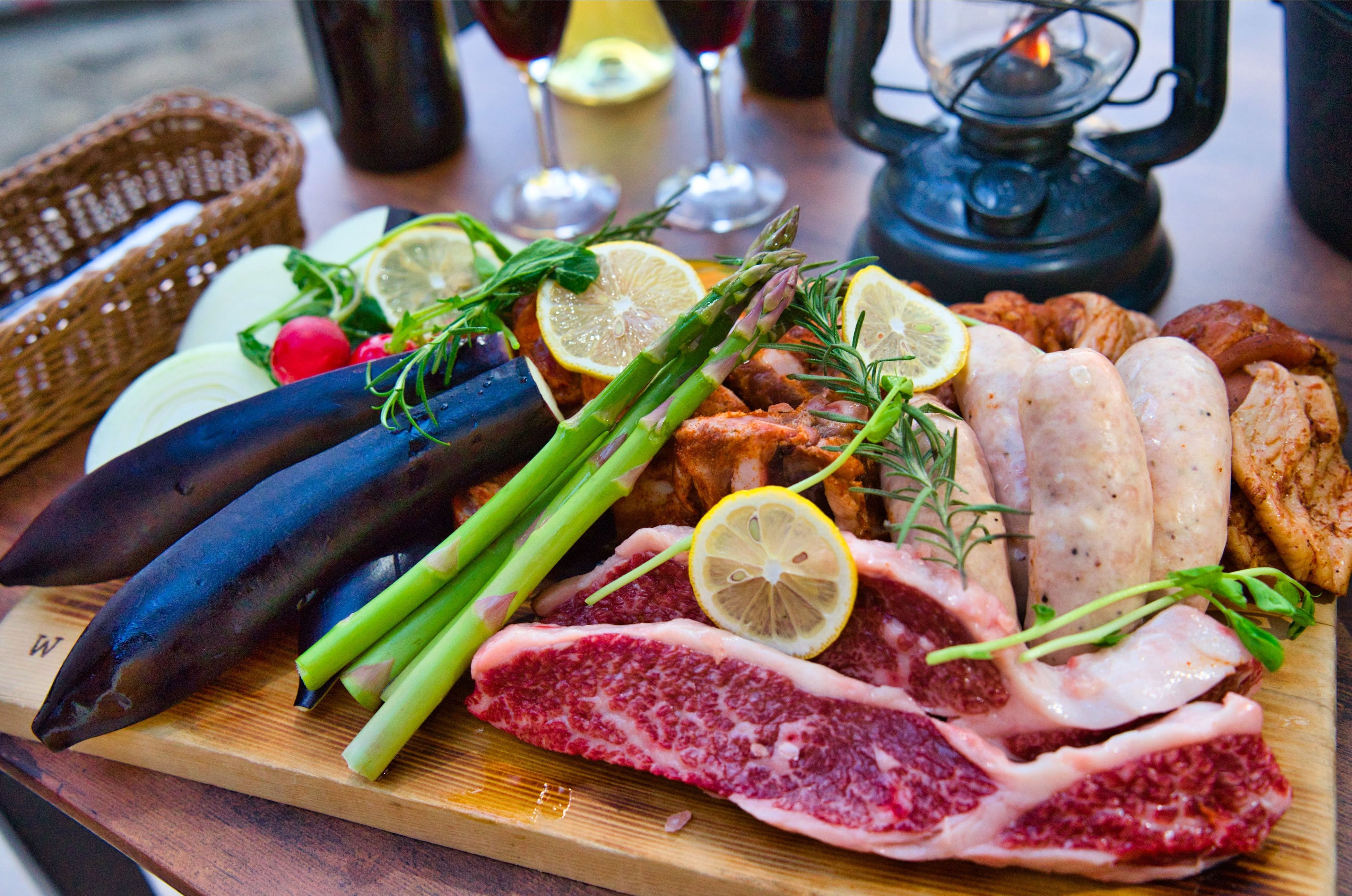 食材にこだわった極上のBBQ