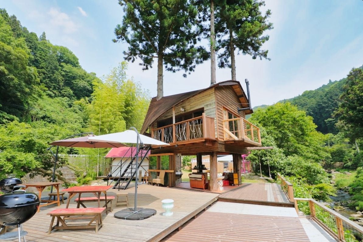 ウッドデザインパーク岡崎のシンボルである『ツリーハウス』