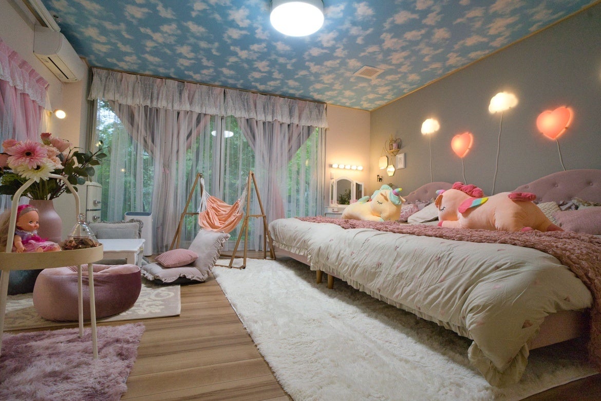 こんなお部屋に住みたい!女の子の好きなものをたっぷり詰め込みました。