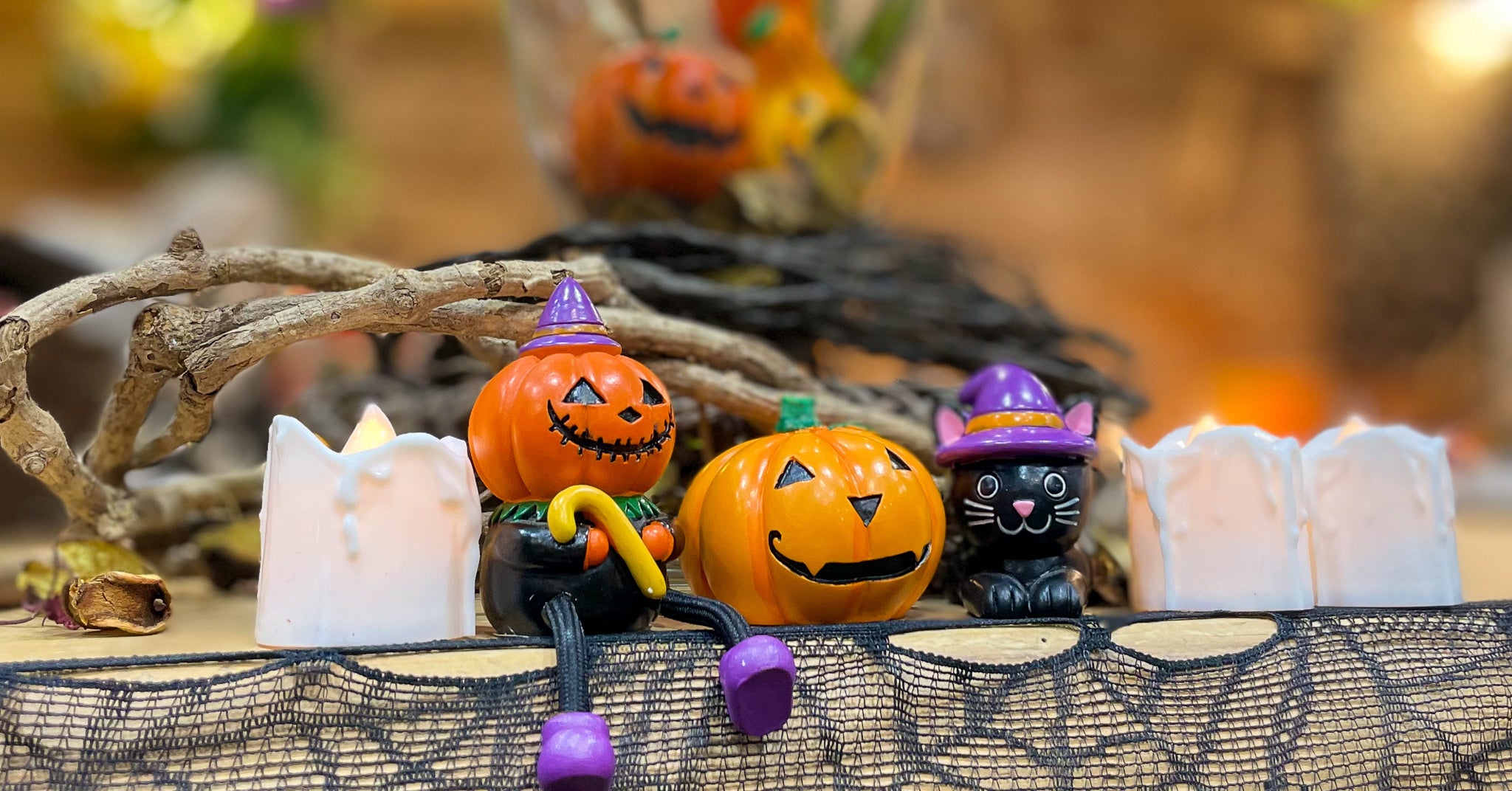 沢山のかぼちゃがお出迎え♪