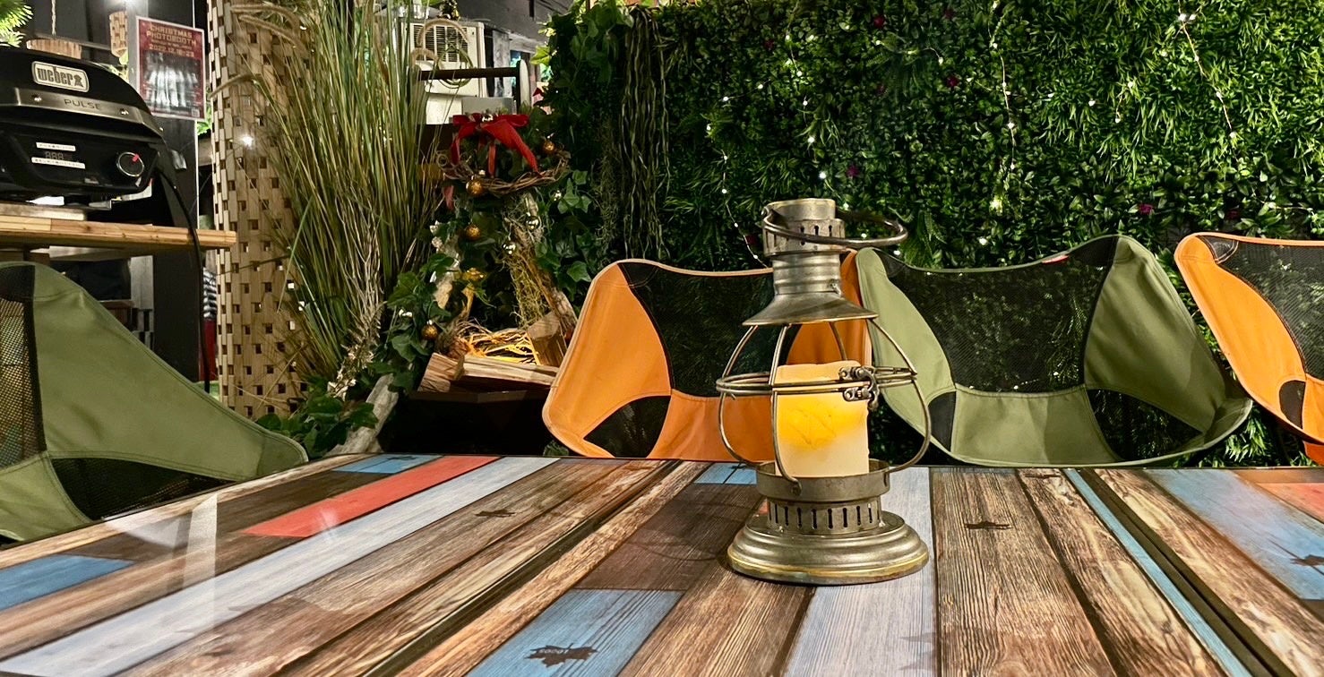 都心とは思えないキャンプ感