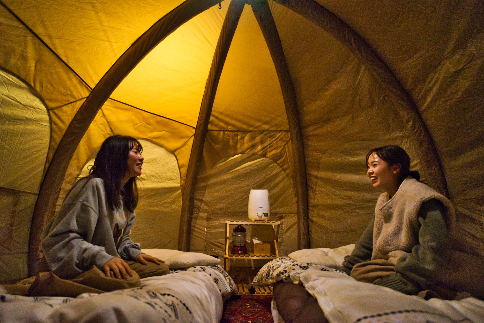 冬季限定！手ぶらでキャンプが楽しめる『CAMPING TOWER』