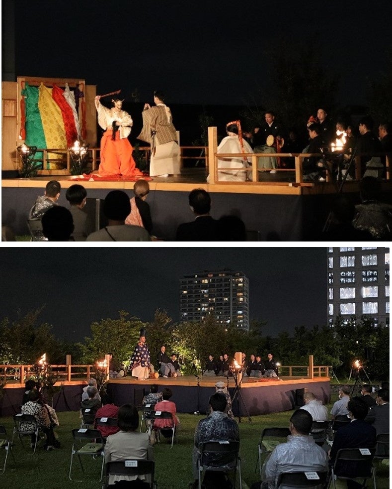 　「二子玉川ライズ薪能」の様子（2021年撮影）