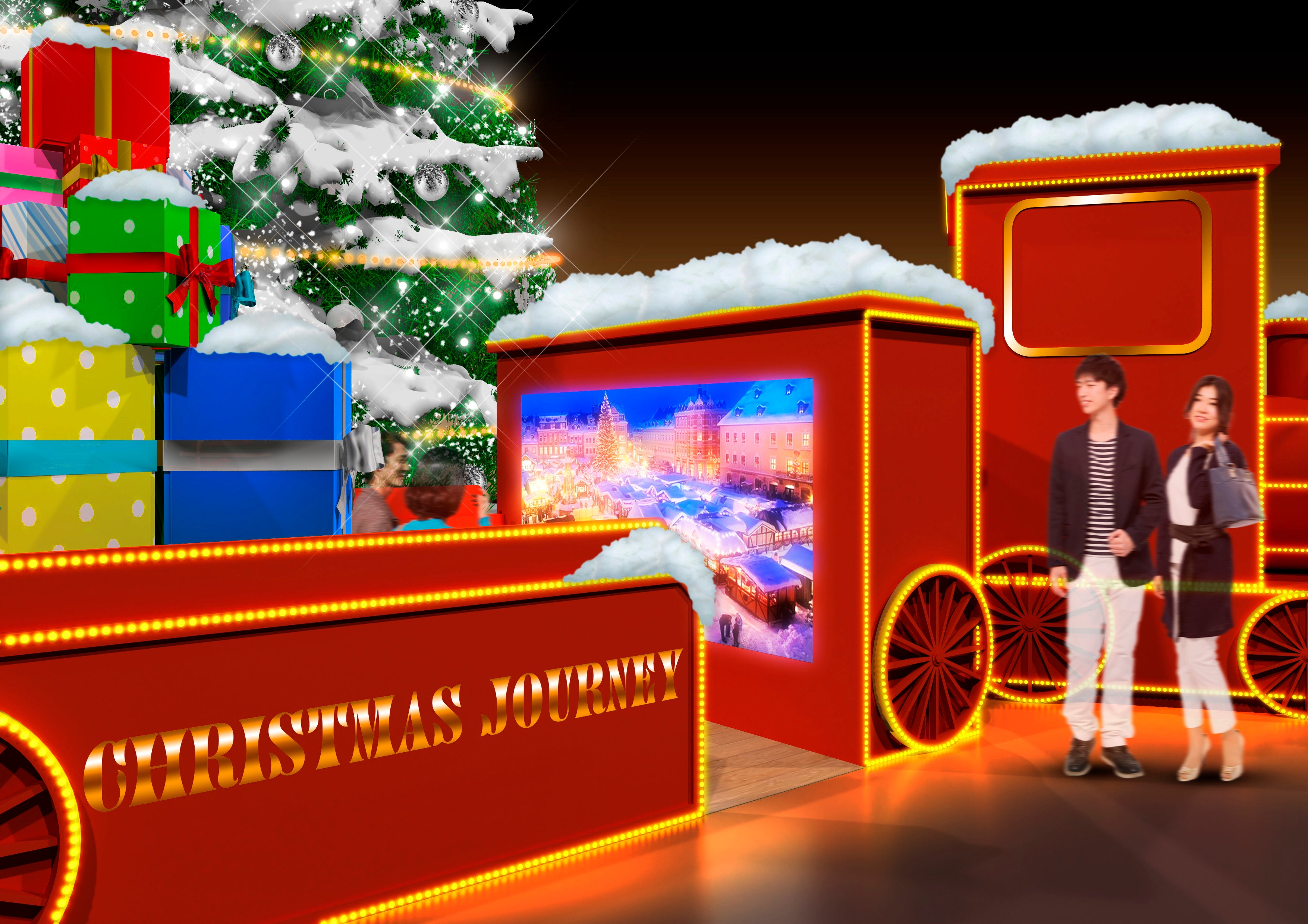 特別列車のフォトスポット