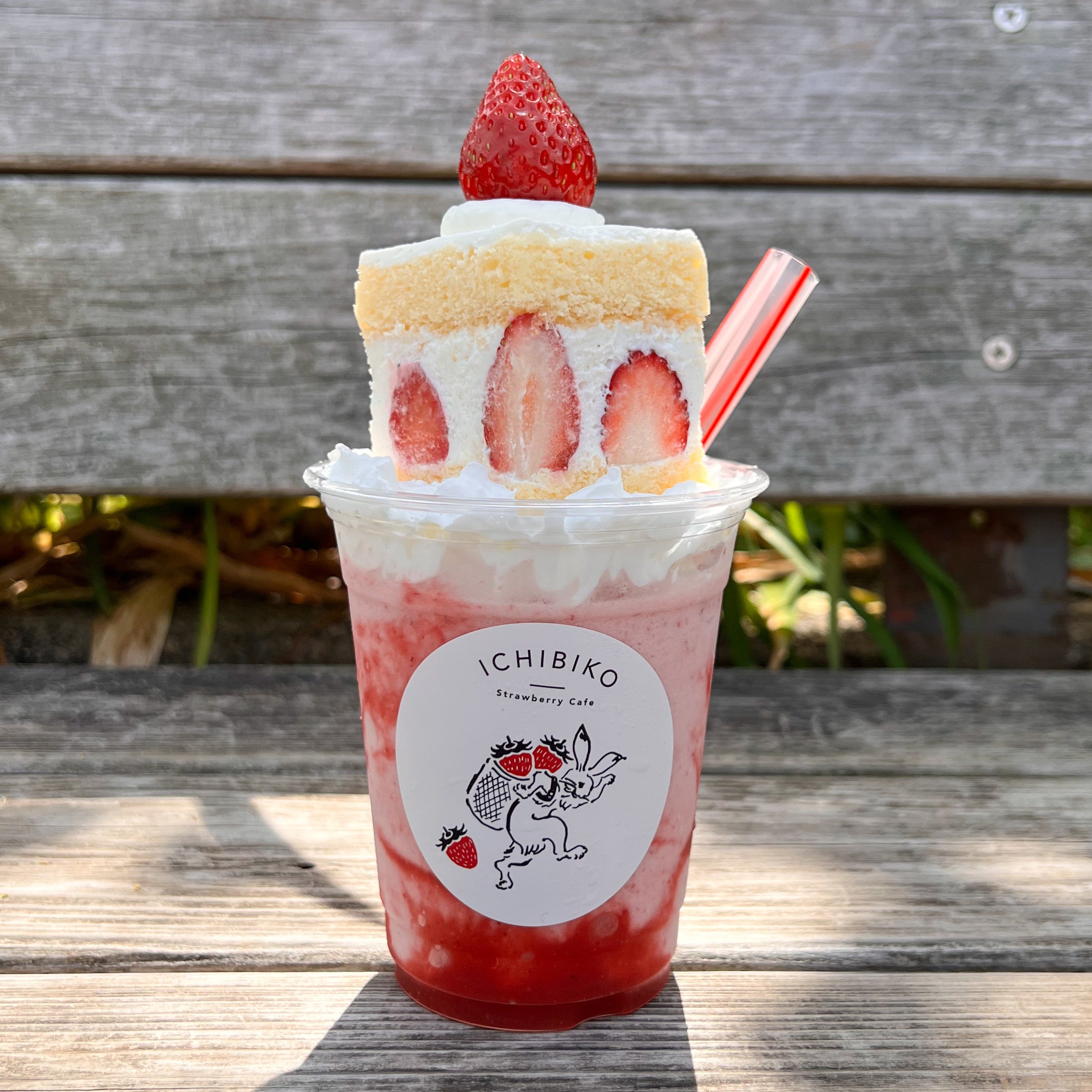 いちごショートonストロベリースムージー