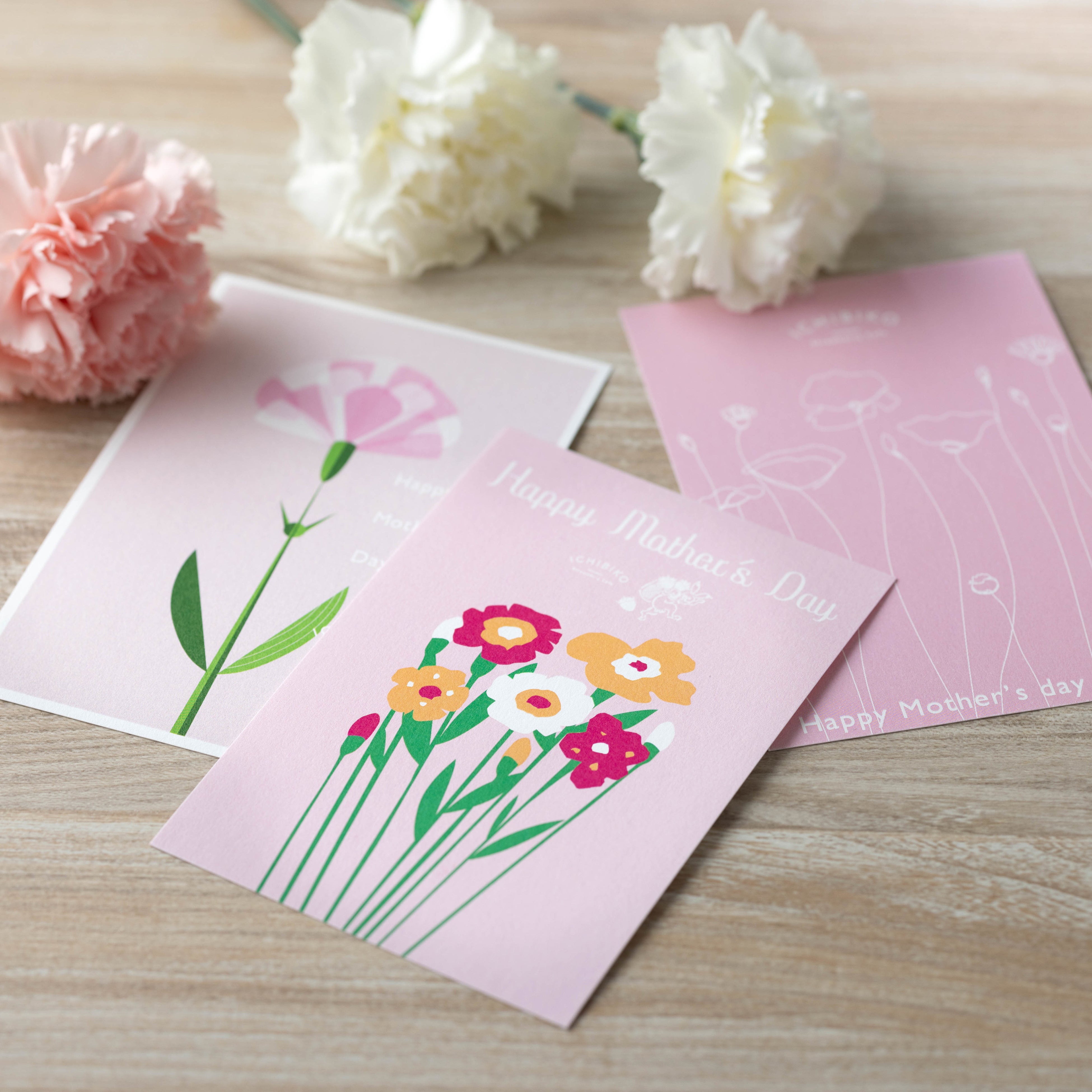 ICHIBIKOオリジナル母の日ギフトカード　3種類から選べます