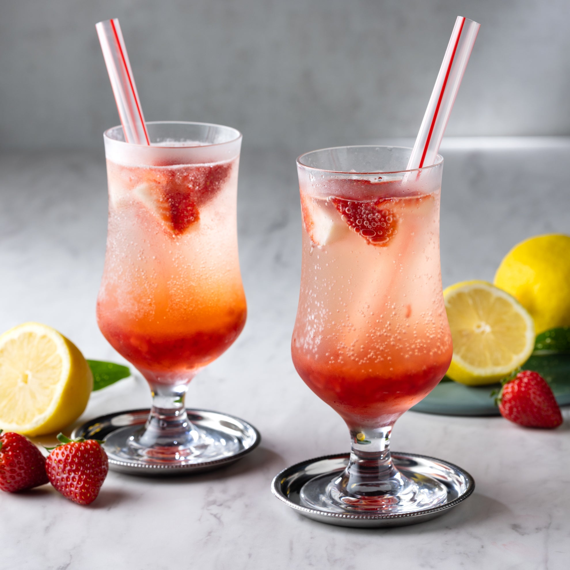 いちごのレモンスカッシュ（イートイン）