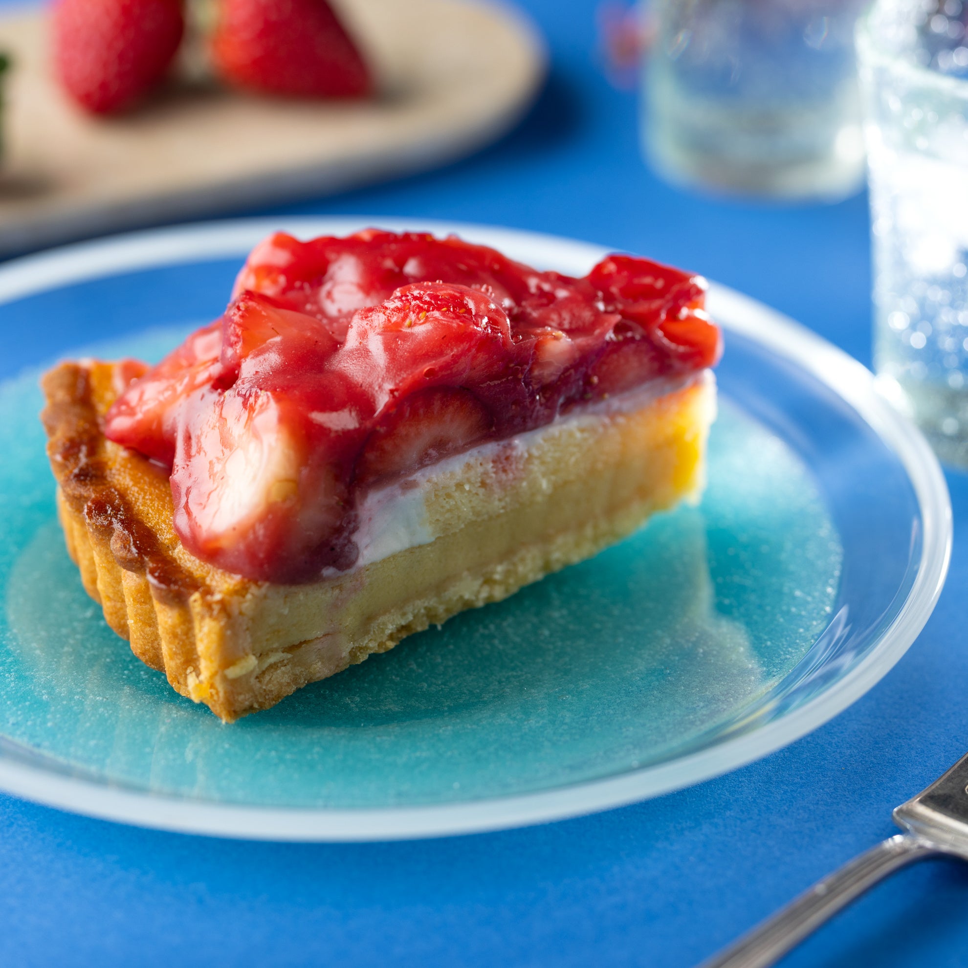 夏いちごのヨーグルトムースタルト