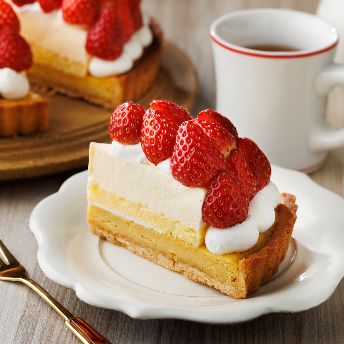 いちごのバニラムースタルト