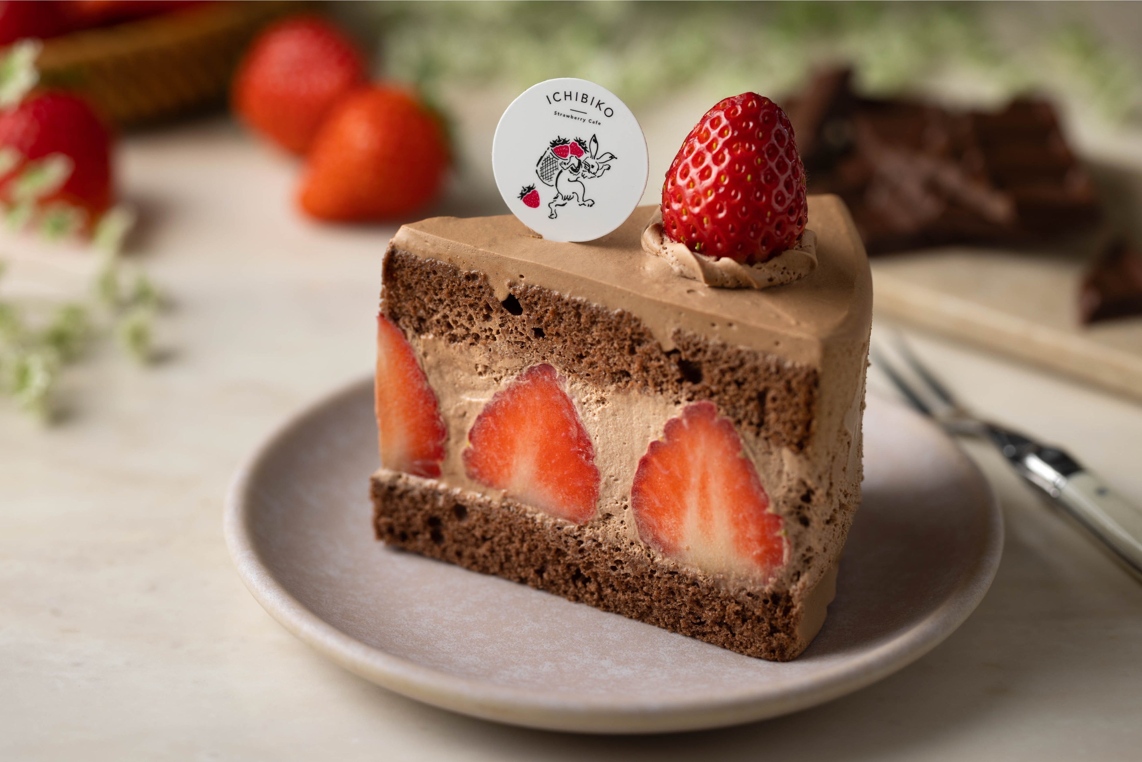 いちごのチョコショート