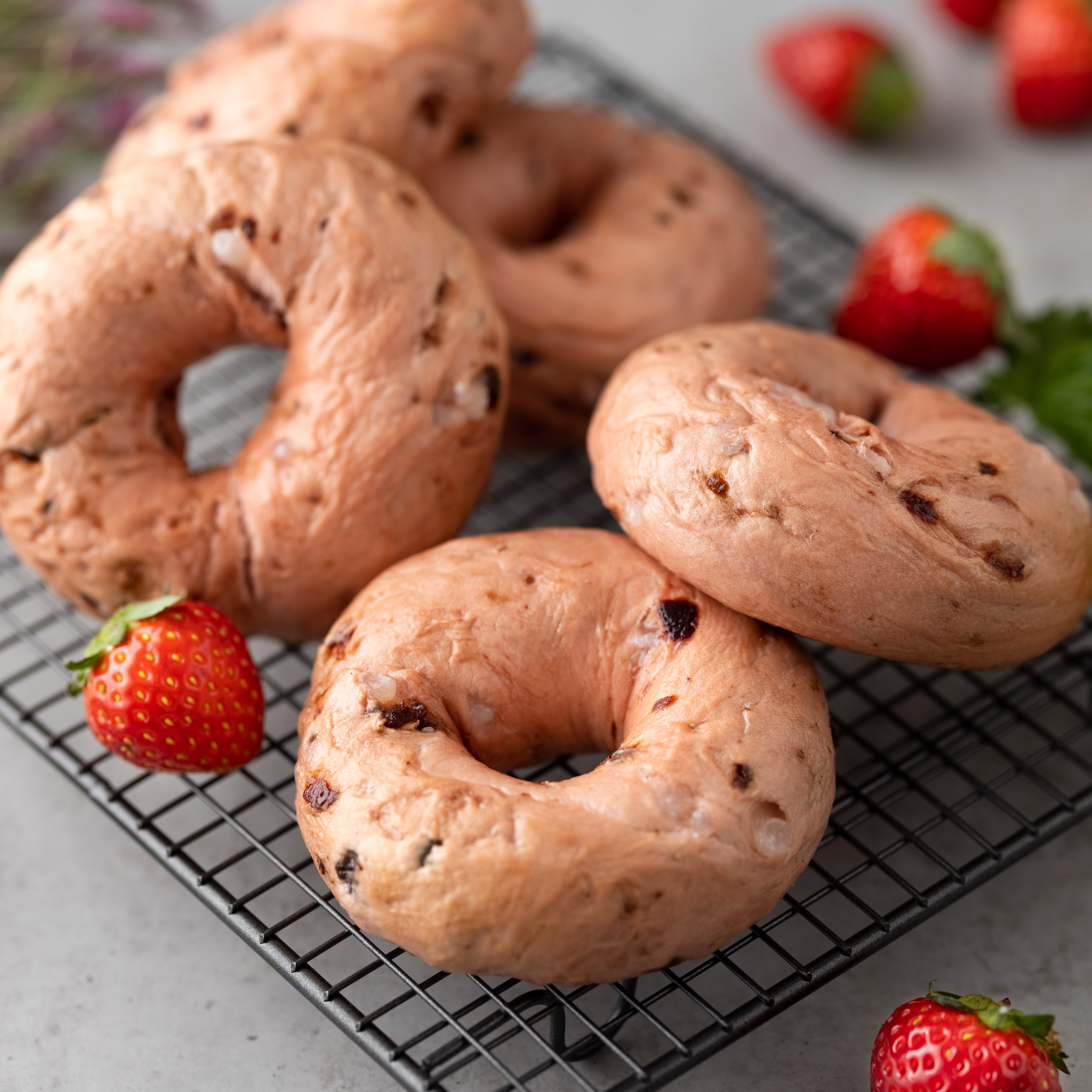 いちごミルクベーグル